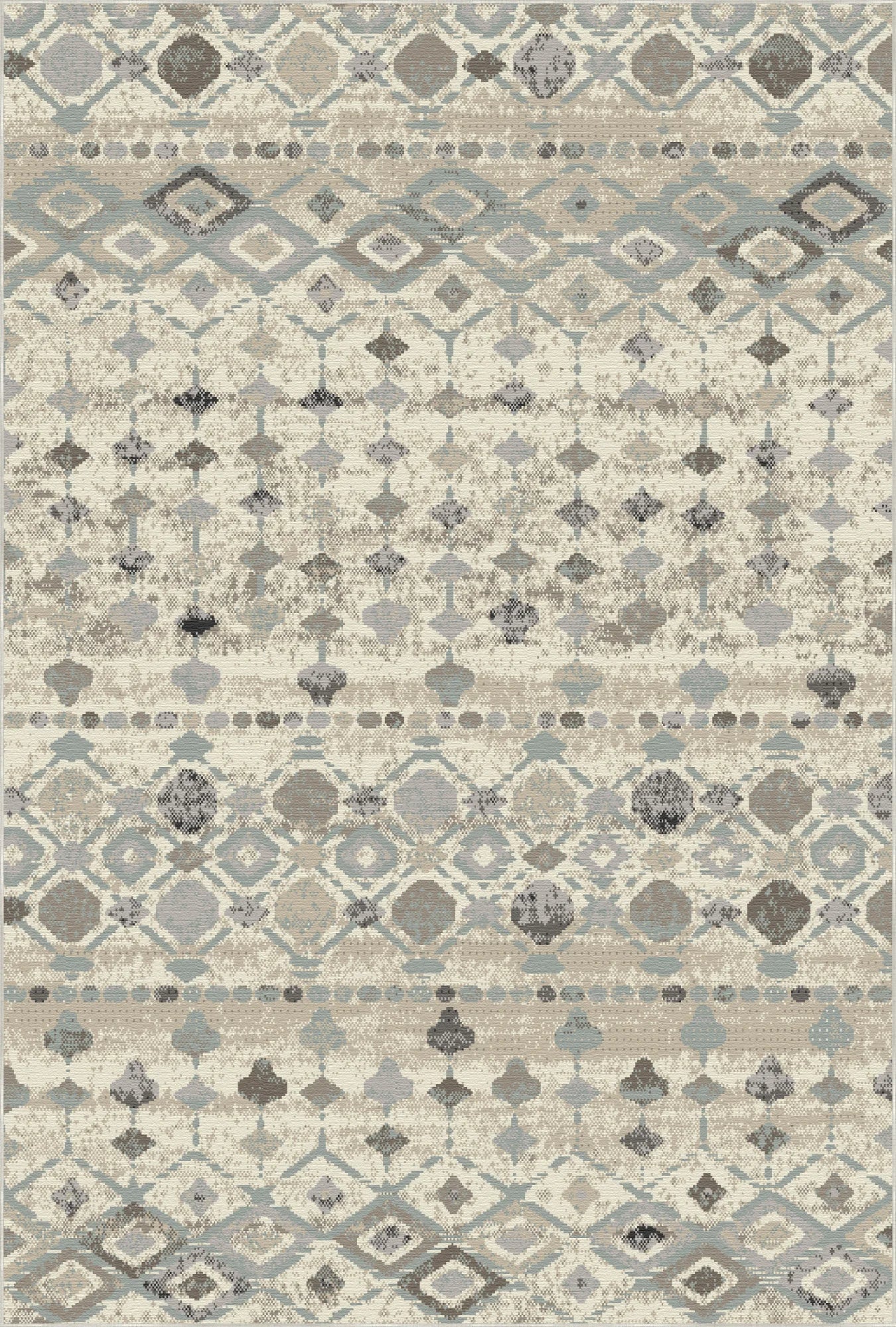 Baja Tribal Geometrischer Waschbarer Teppich – Bella Rugs