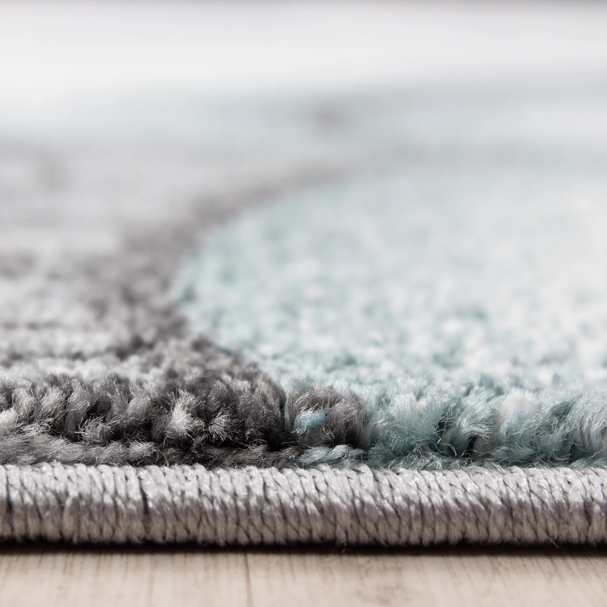 Bär auf Wolken Sternenangeln Kinderteppich | Blau