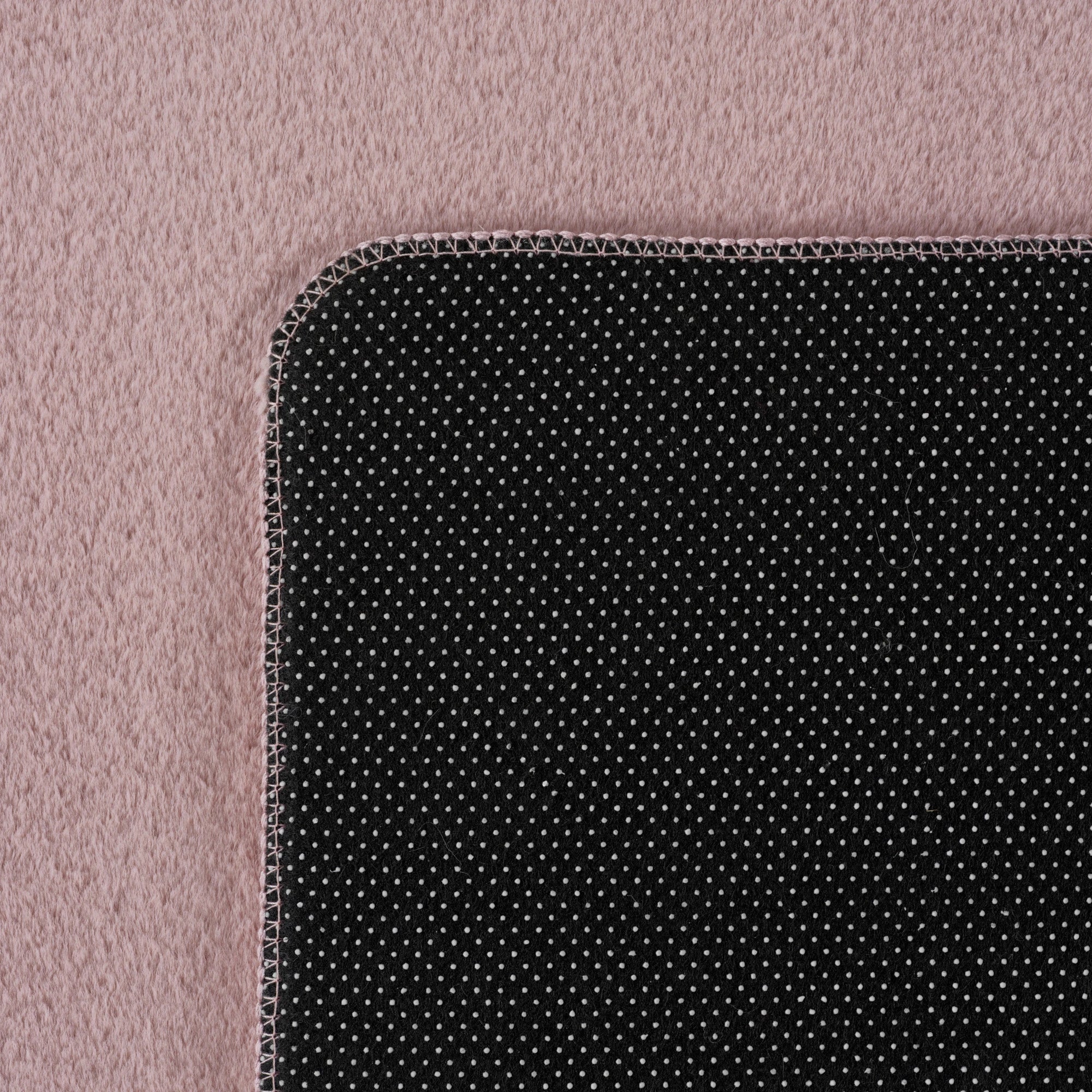 Eleganter Premium Teppich in Unifarbe | Rosen Teppich