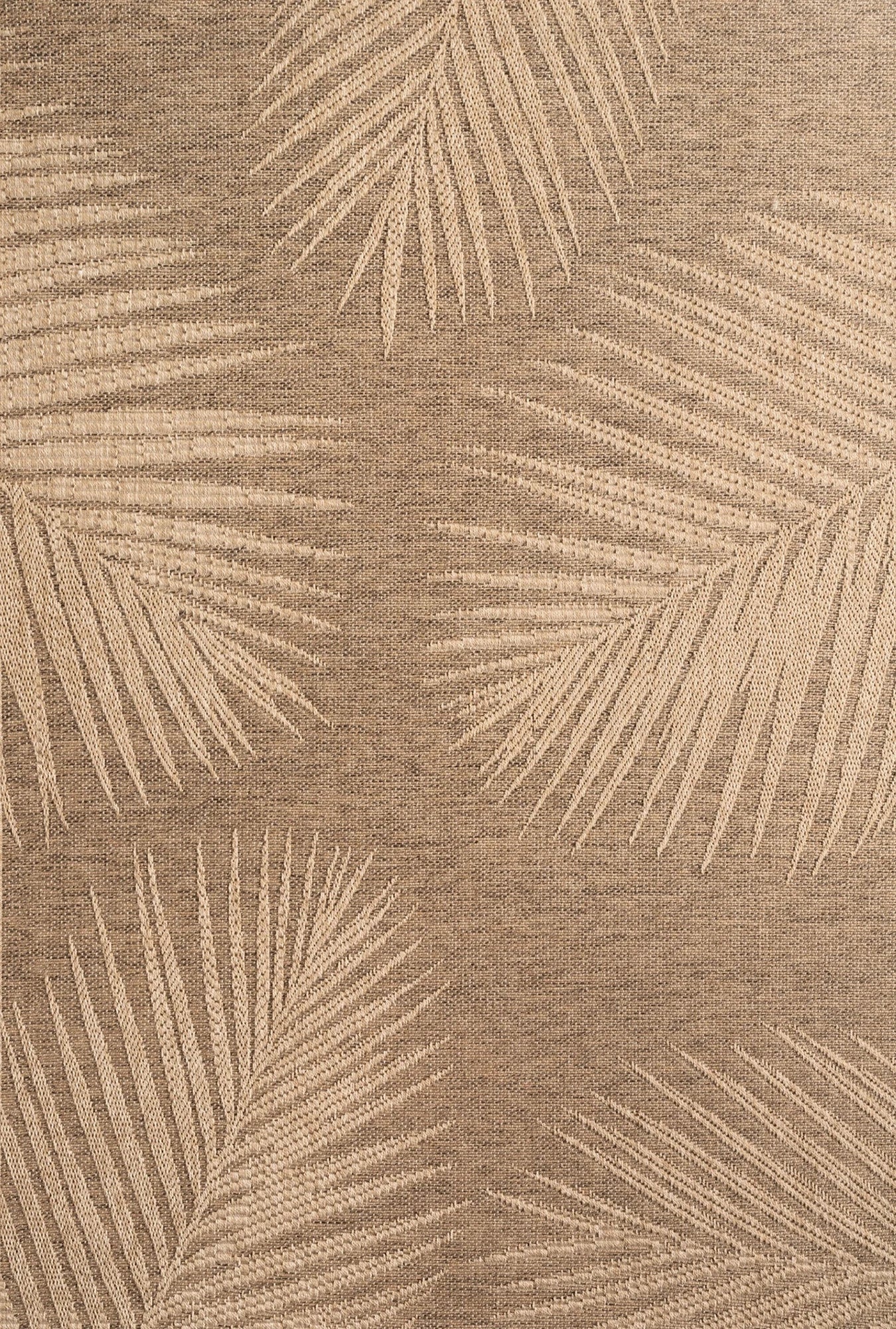 Gemütlicher Jute Teppich in Optik | Braun