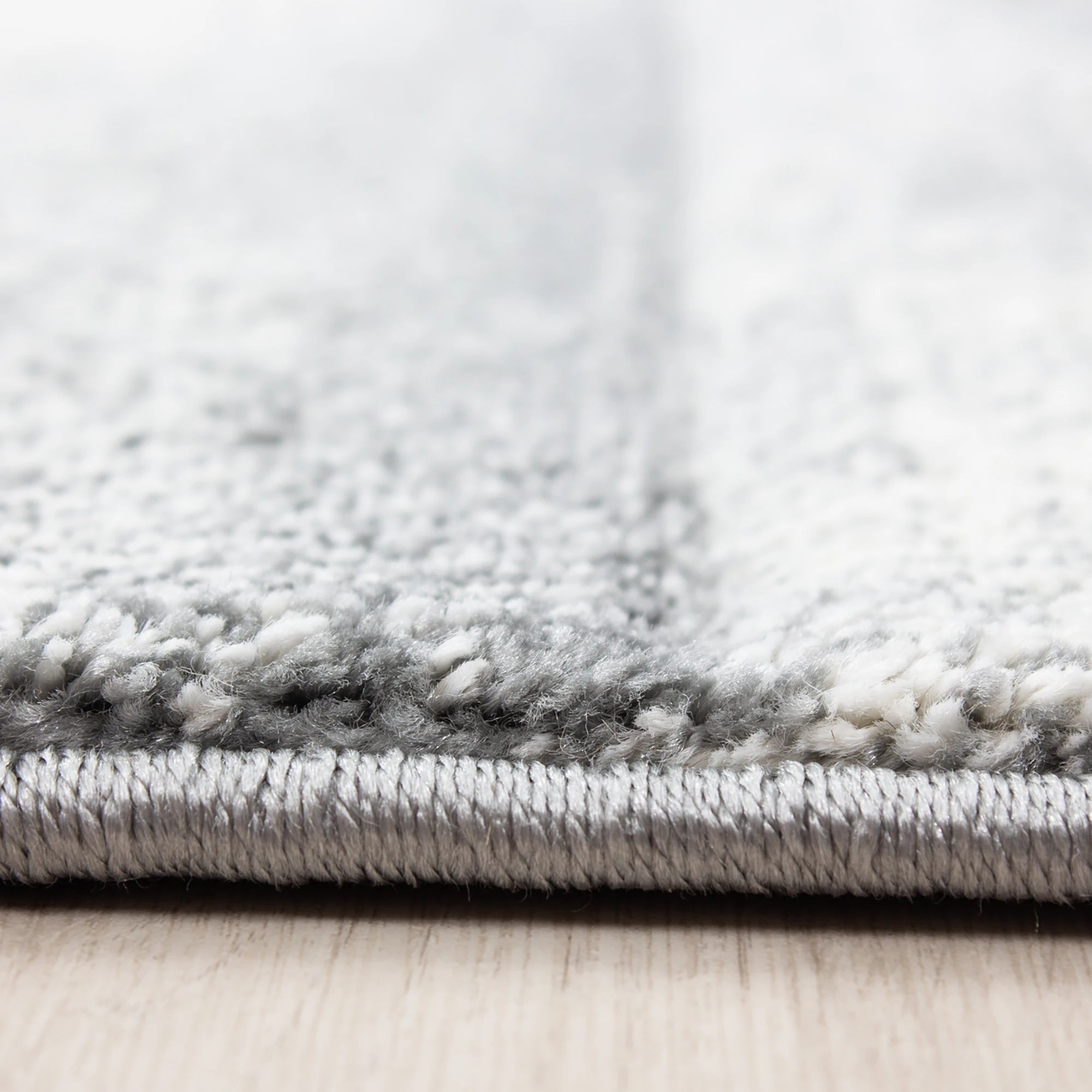 Teppich mit Abstraktem Rustikalem Blockmuster | Blau