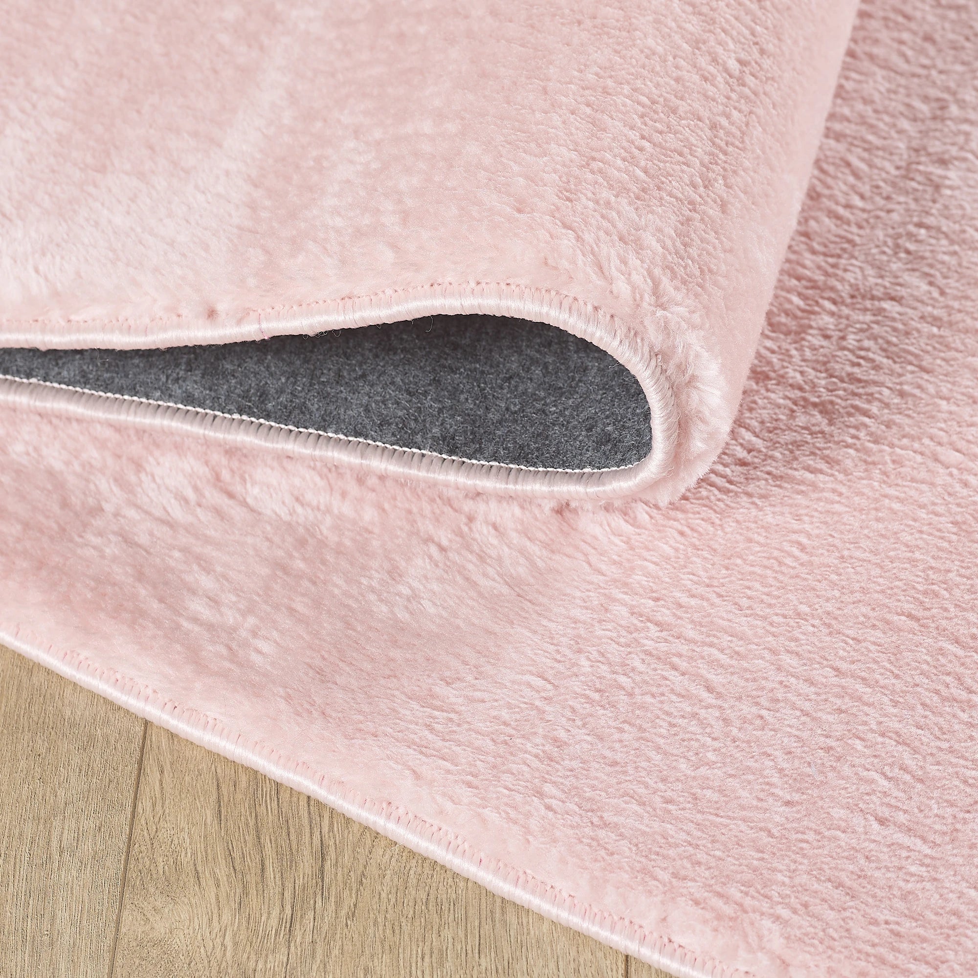Einfarbiger Hochwertiger Neutraler Rosa Premium-Teppich