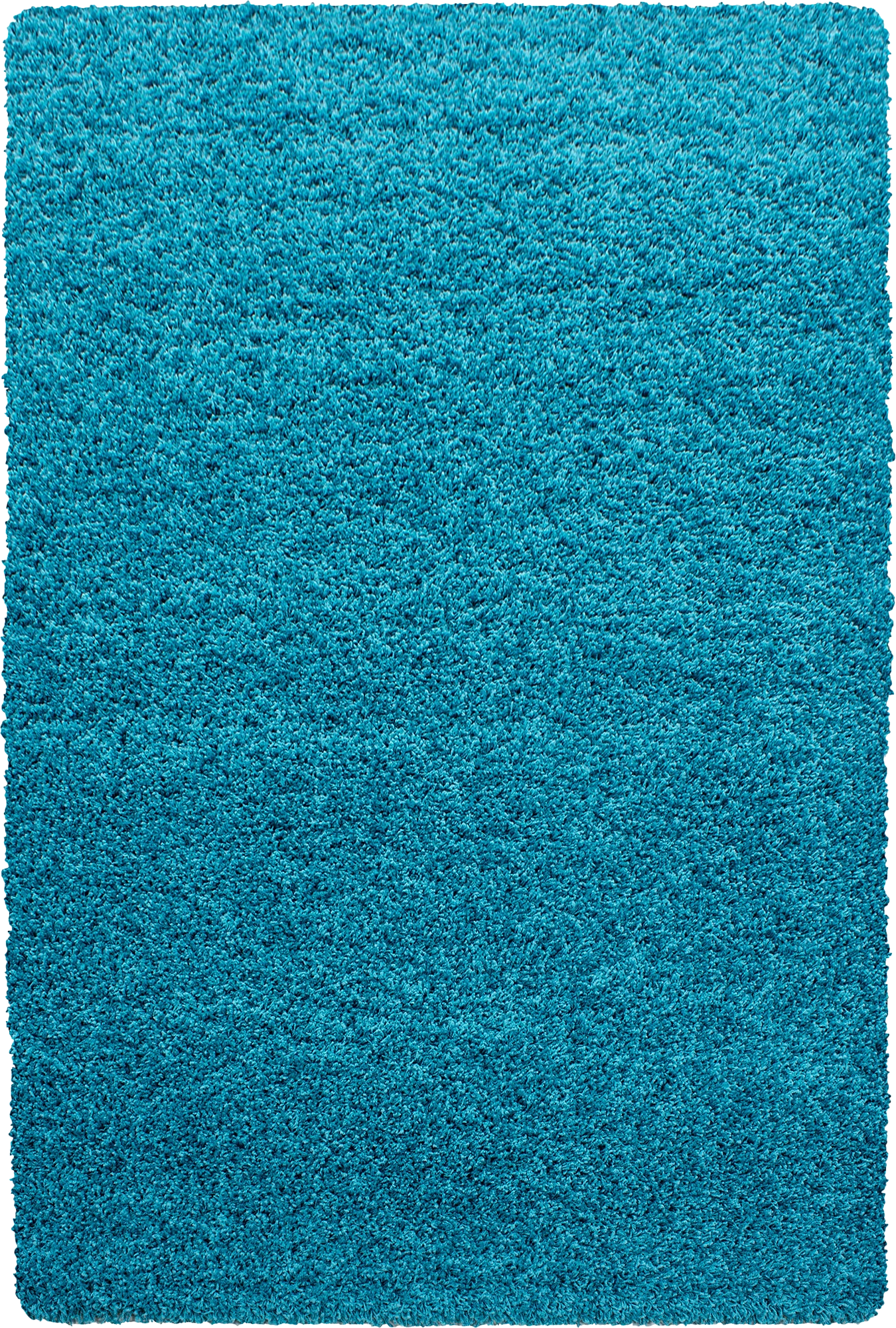 Minimalistisch Einfarbig Gemütlich Zottelig | Türkis