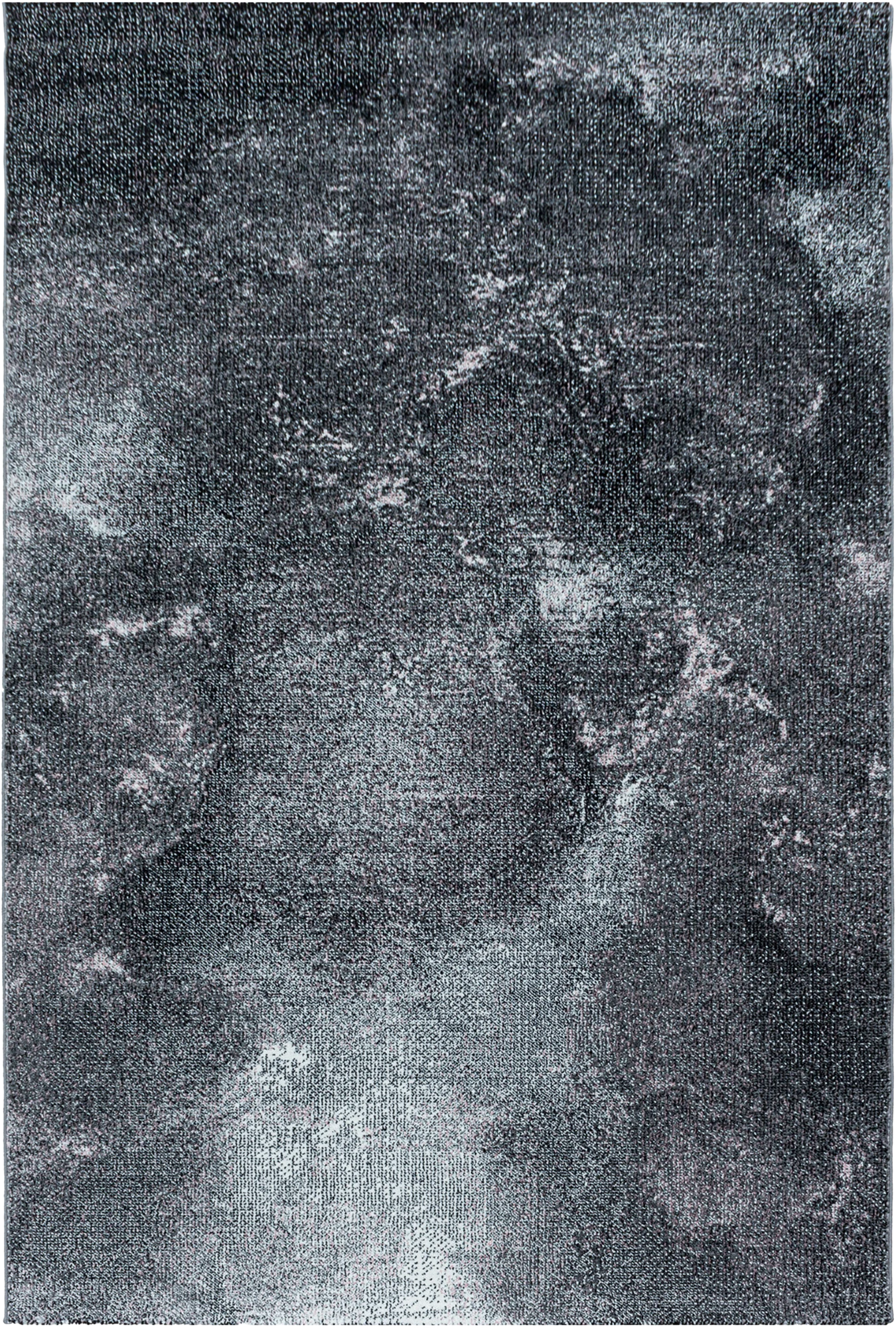 Hochglänzender Teppich mit Aquarell-Effekt | Rosa