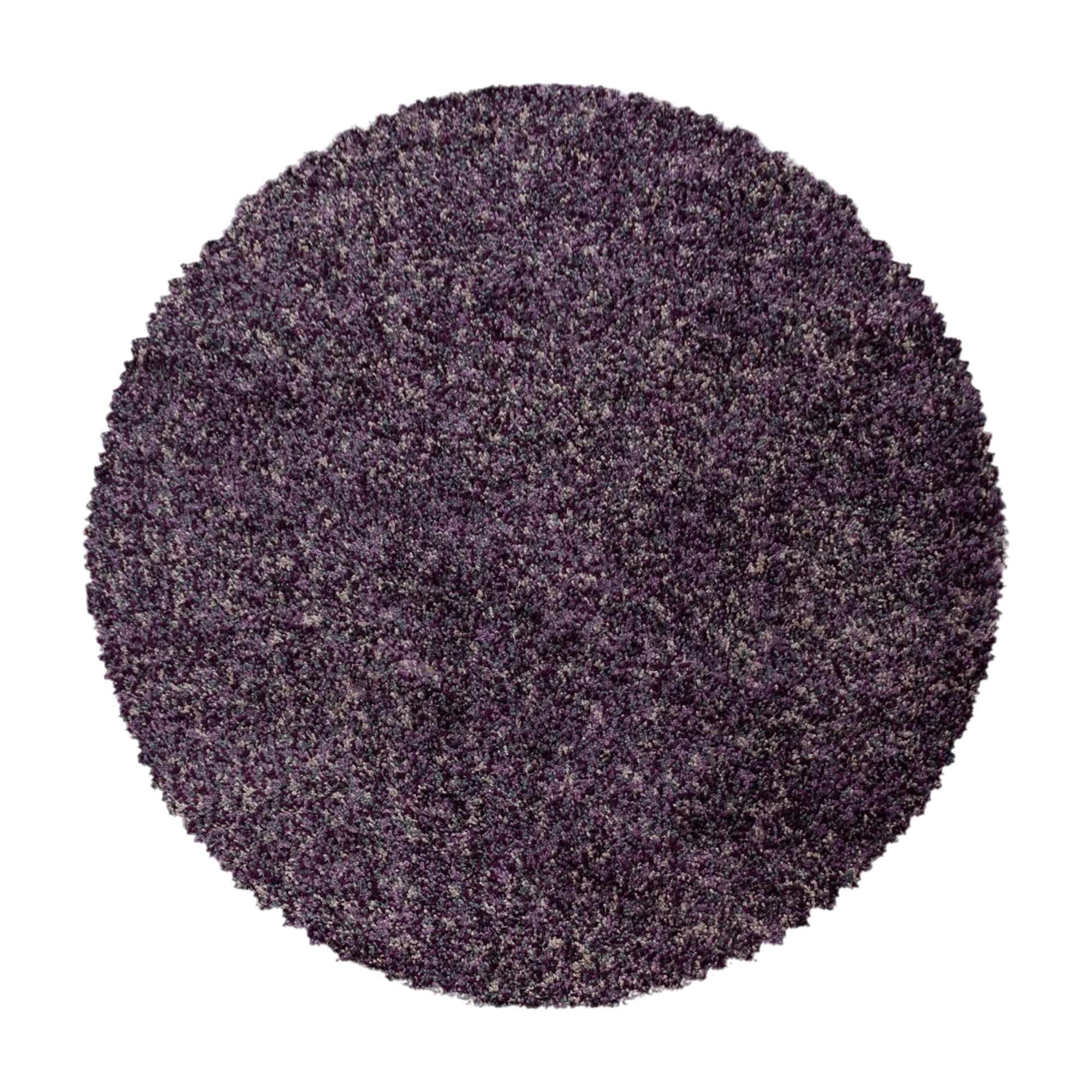 Gemütlicher Teppich in Melange-Optik | Violett