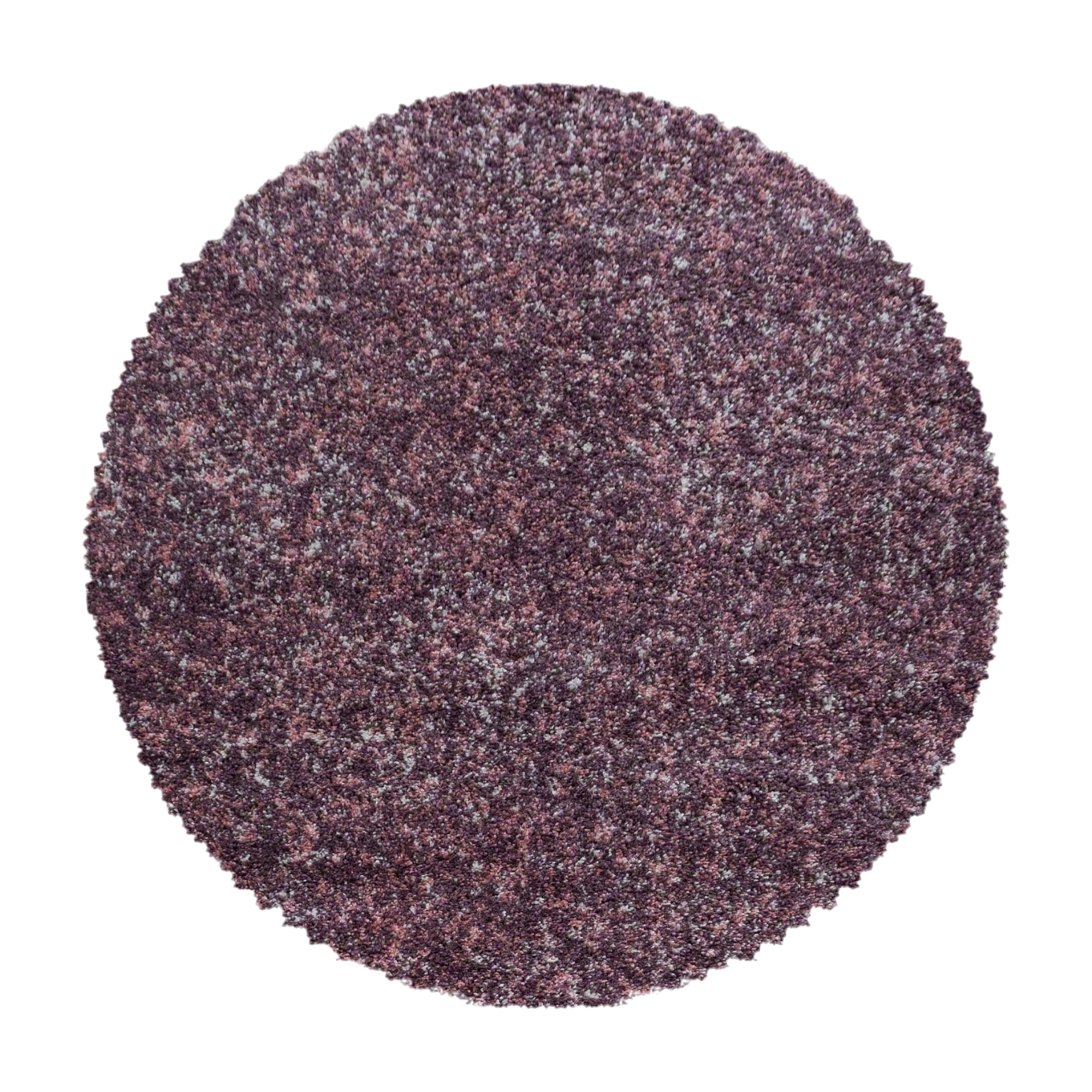 Gemütlicher Teppich mit Meliertem Muster | Rosa