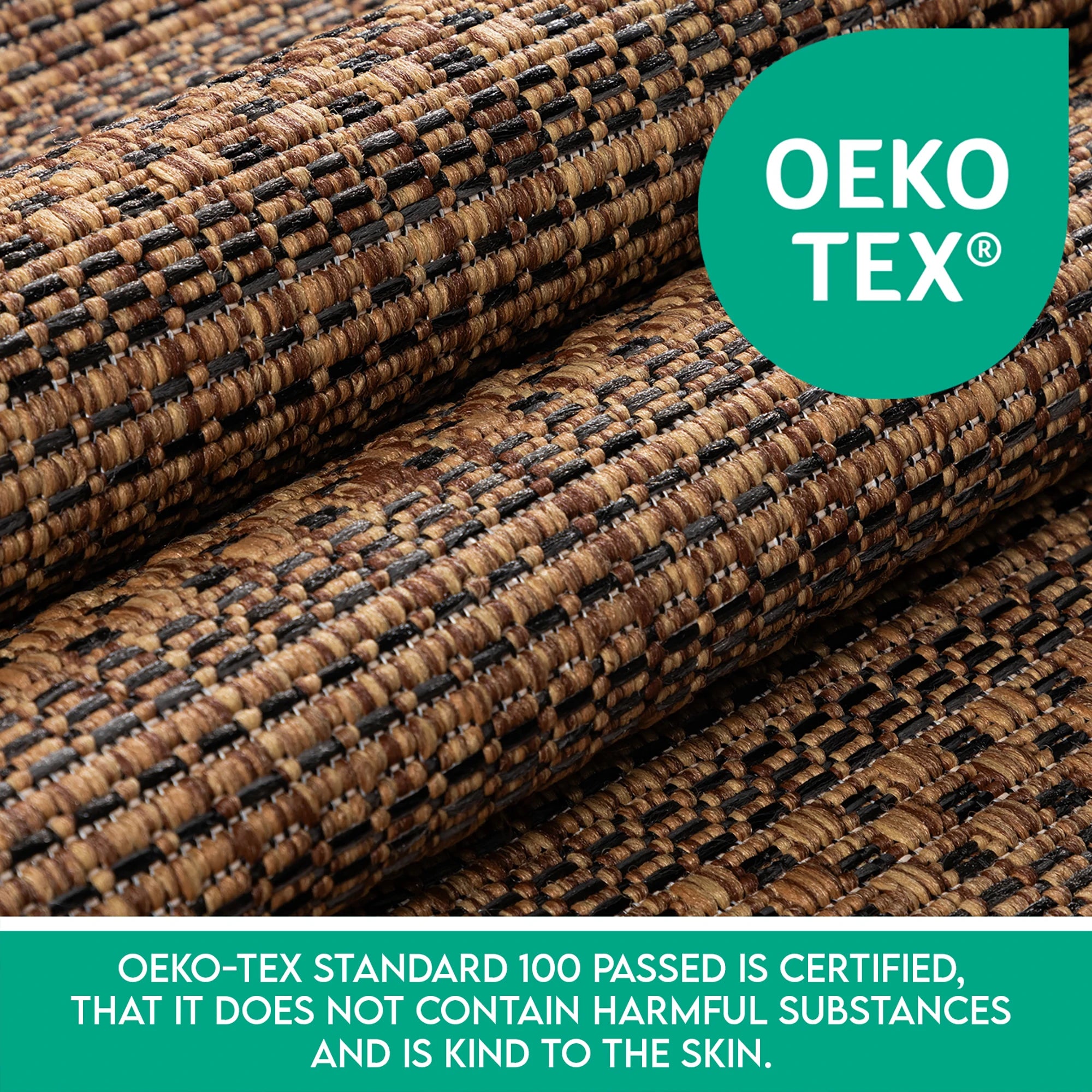 Vintage Jute Webteppich | Kupfer