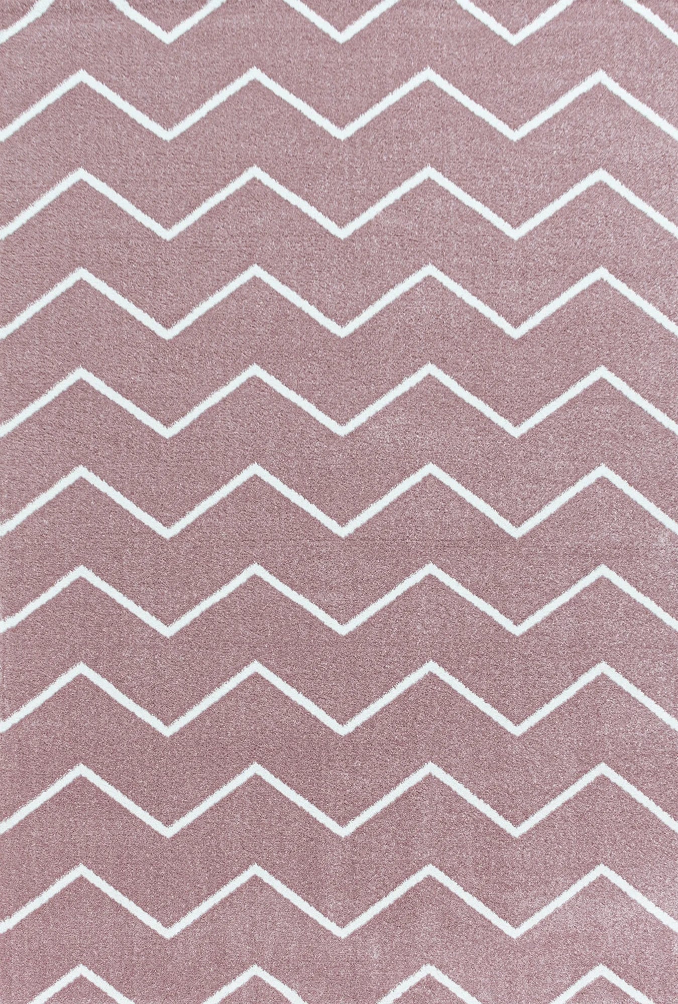 Chevron Zickzackmuster | Rosenteppich