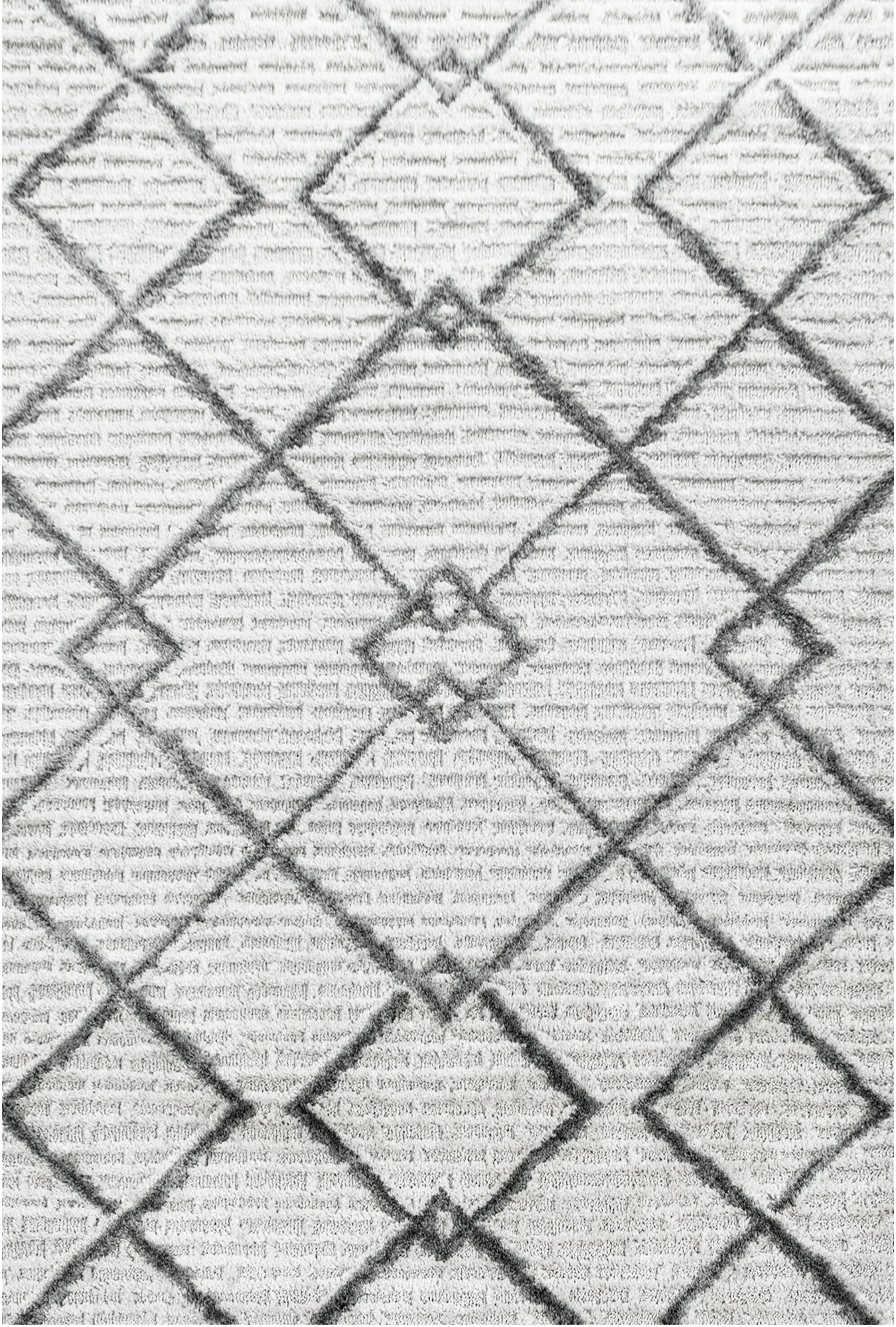 Eleganter Boho Teppich | Creme