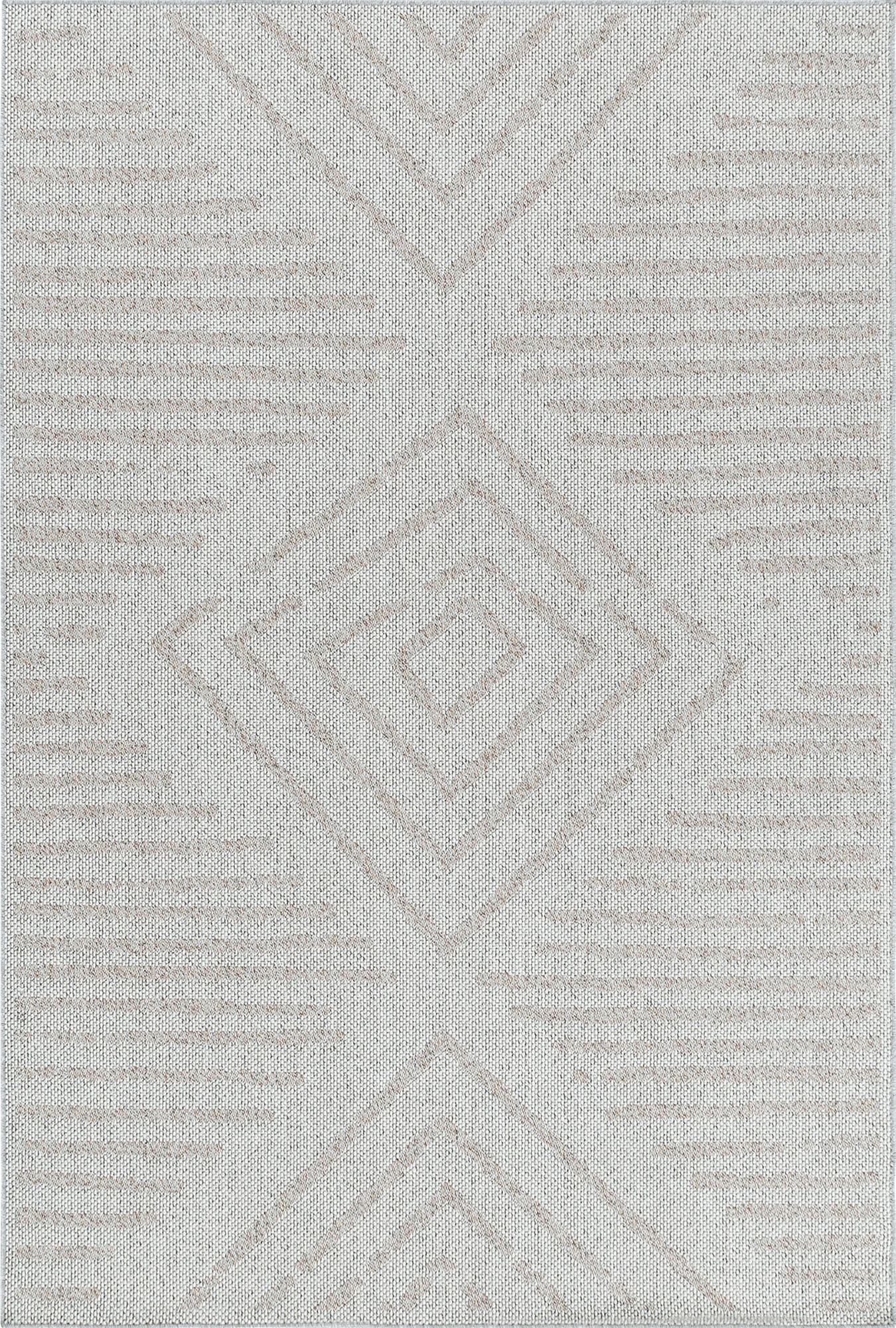 Zeitloser Rosa Streifenteppich | Für Drinnen Und Draußen