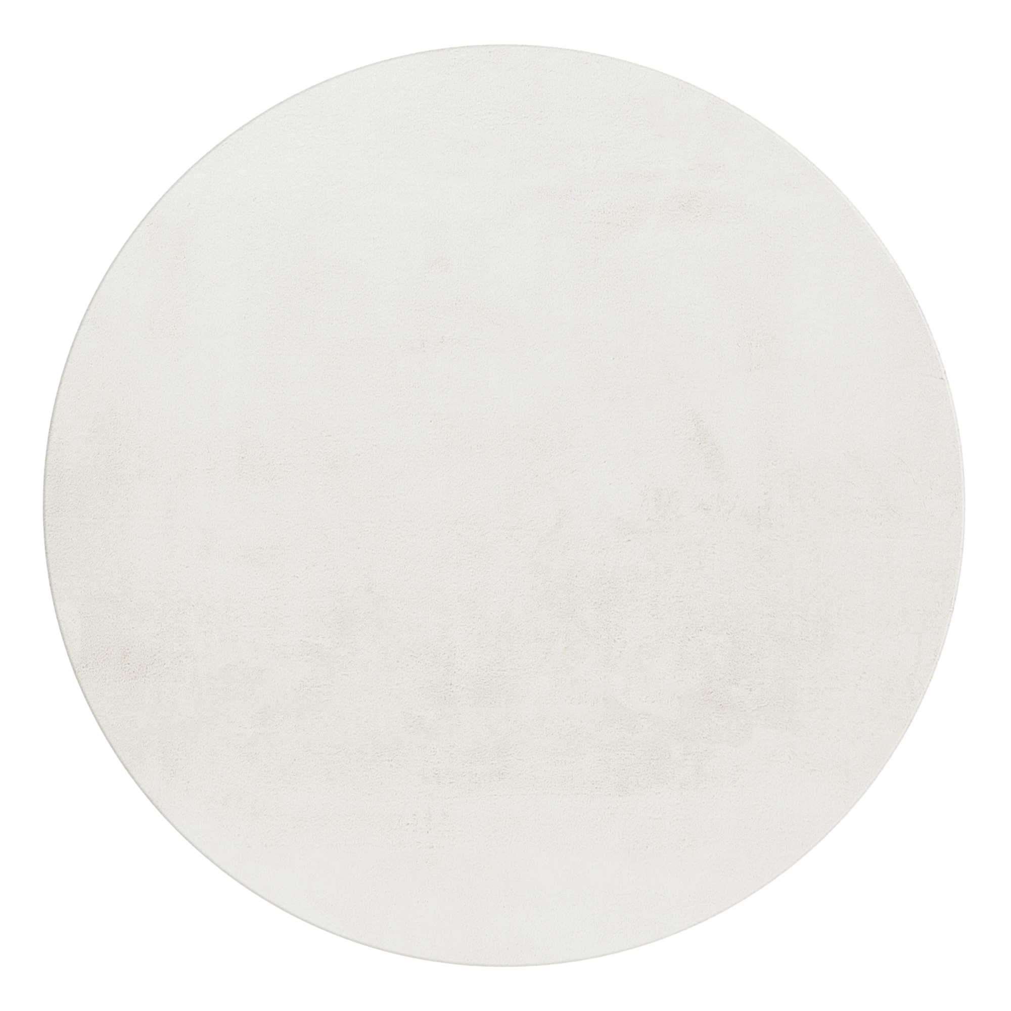 Gemütlicher und weicher Flauschiger Teppich | Creme