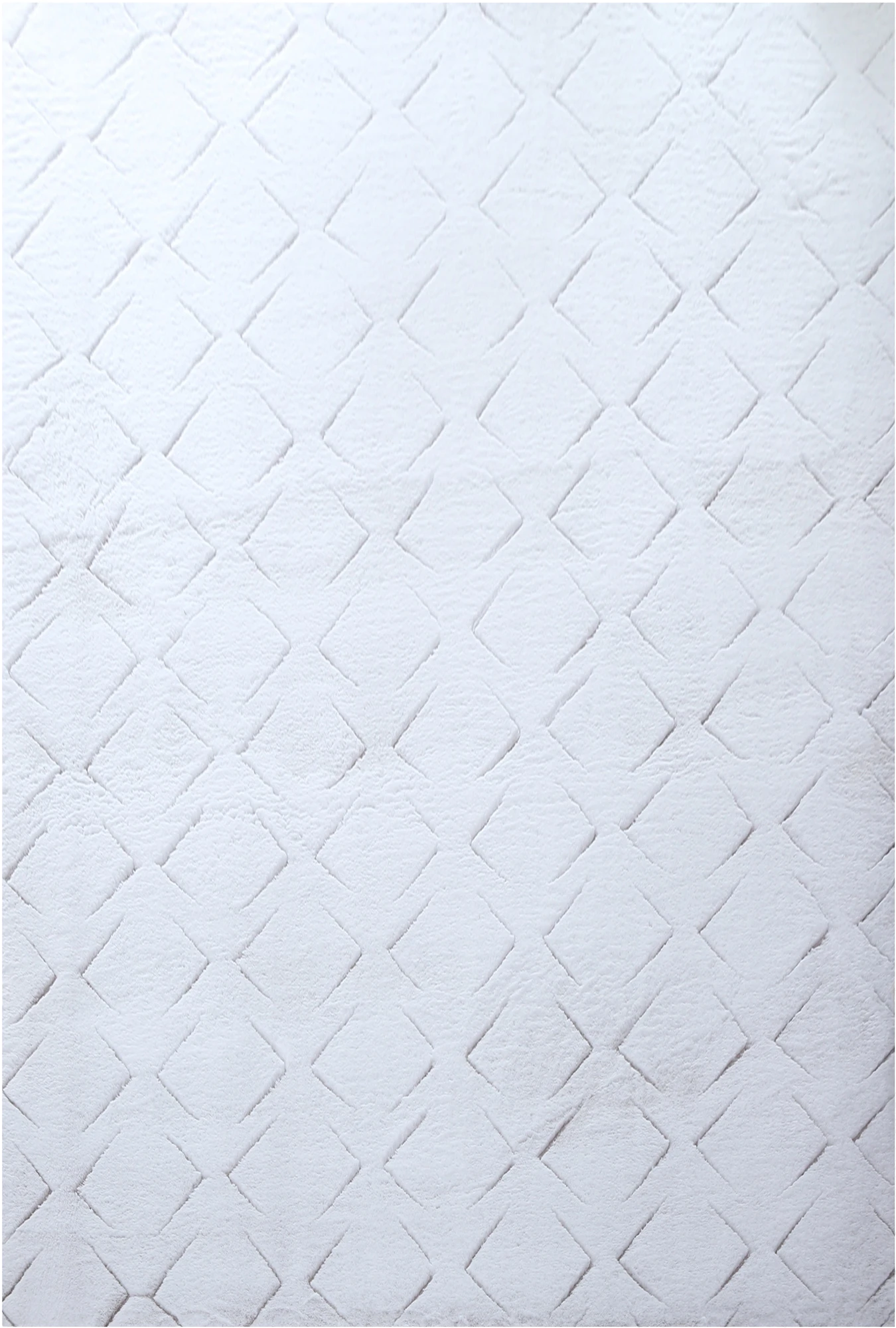 Skandinavischer Flauschiger Eleganter Teppich Beige