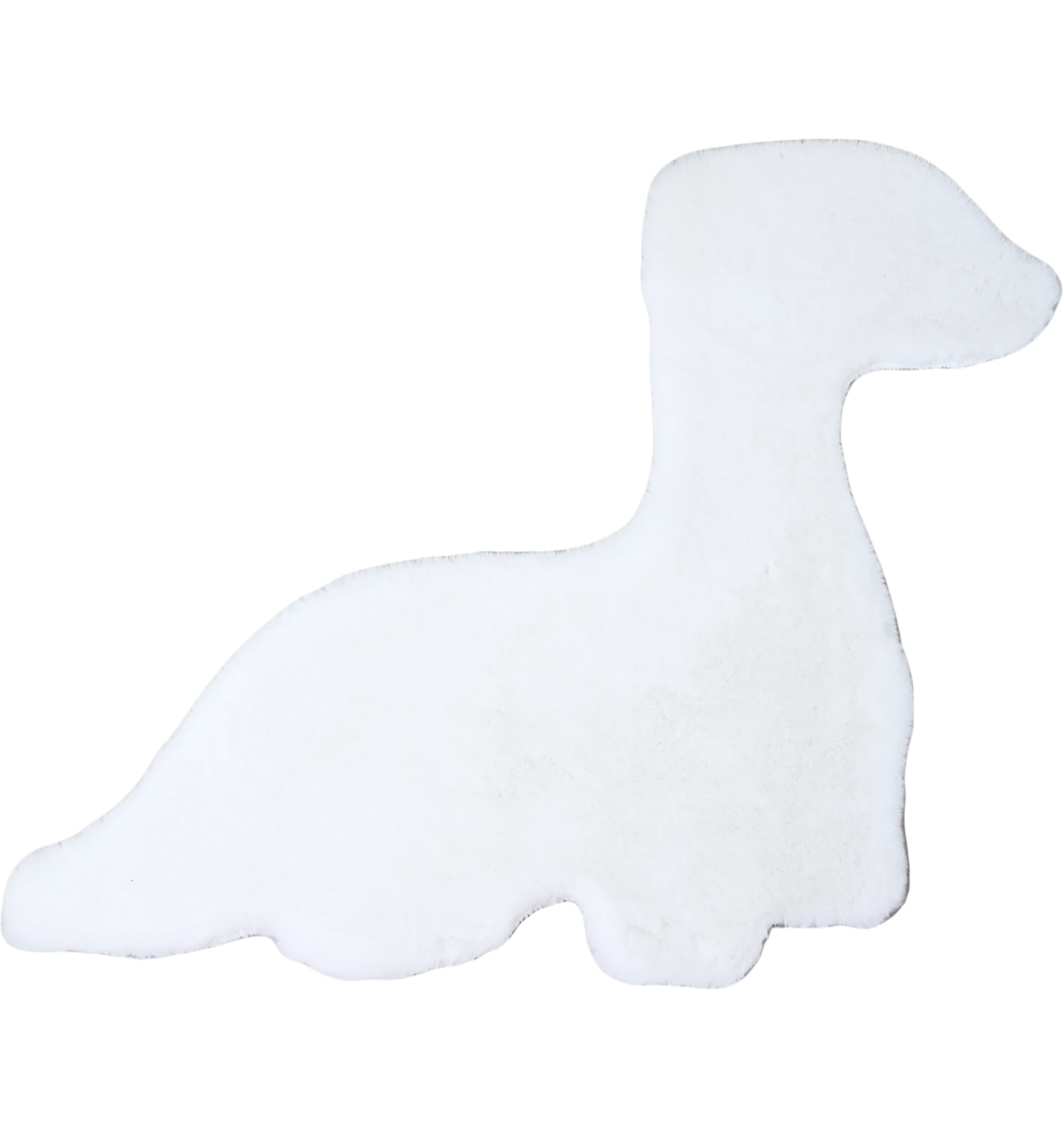 Dino Form Teppich | Weiß