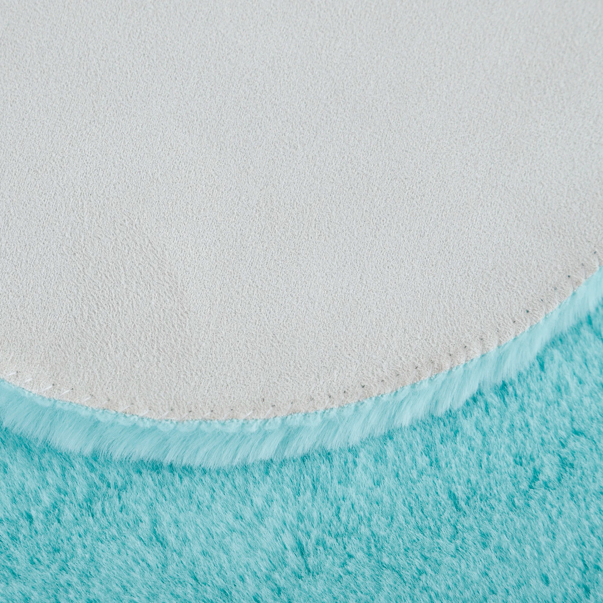 Kleeblattförmiger Teppich Mint