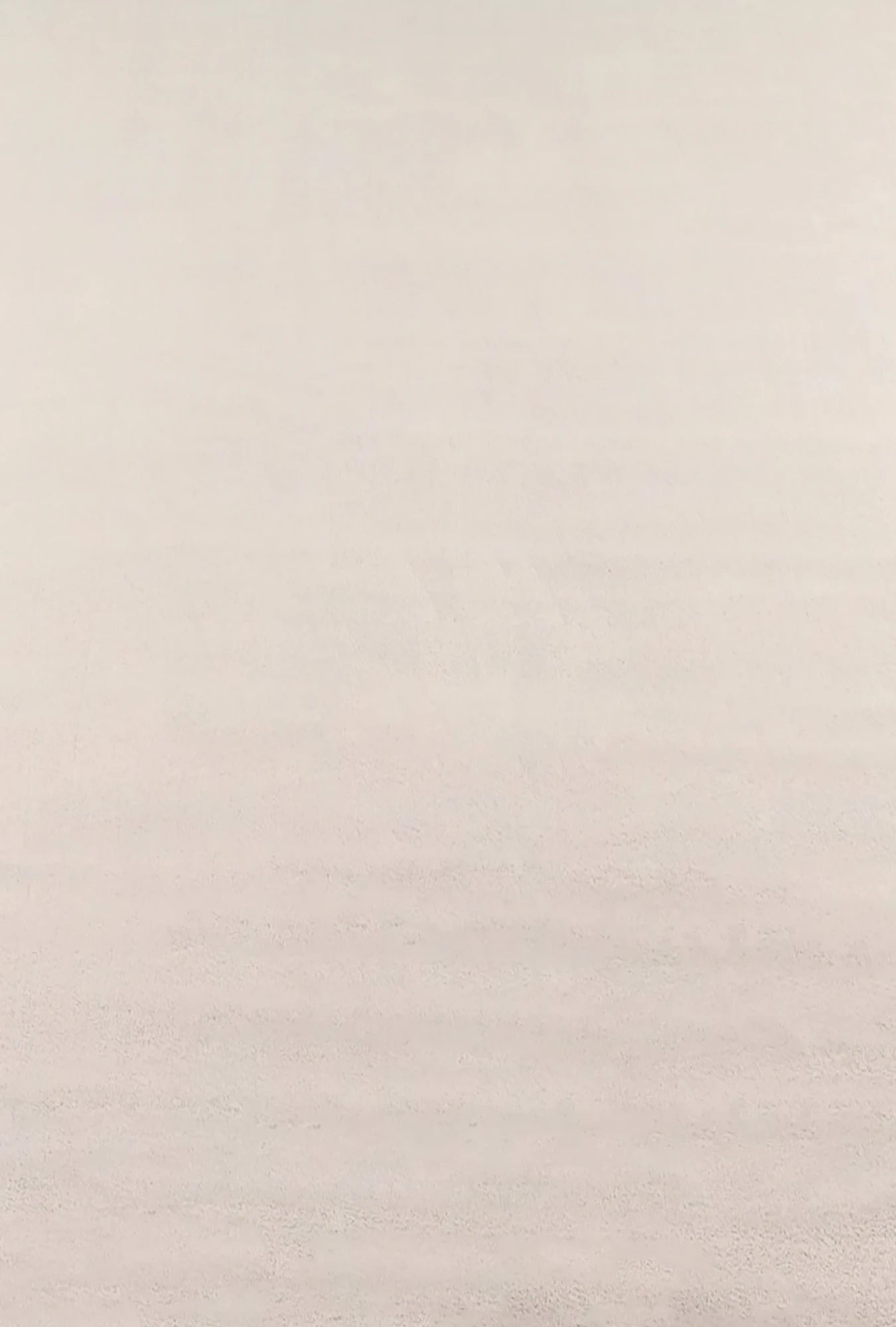 Hochwertiger Einfarbiger Dekoteppich | Creme