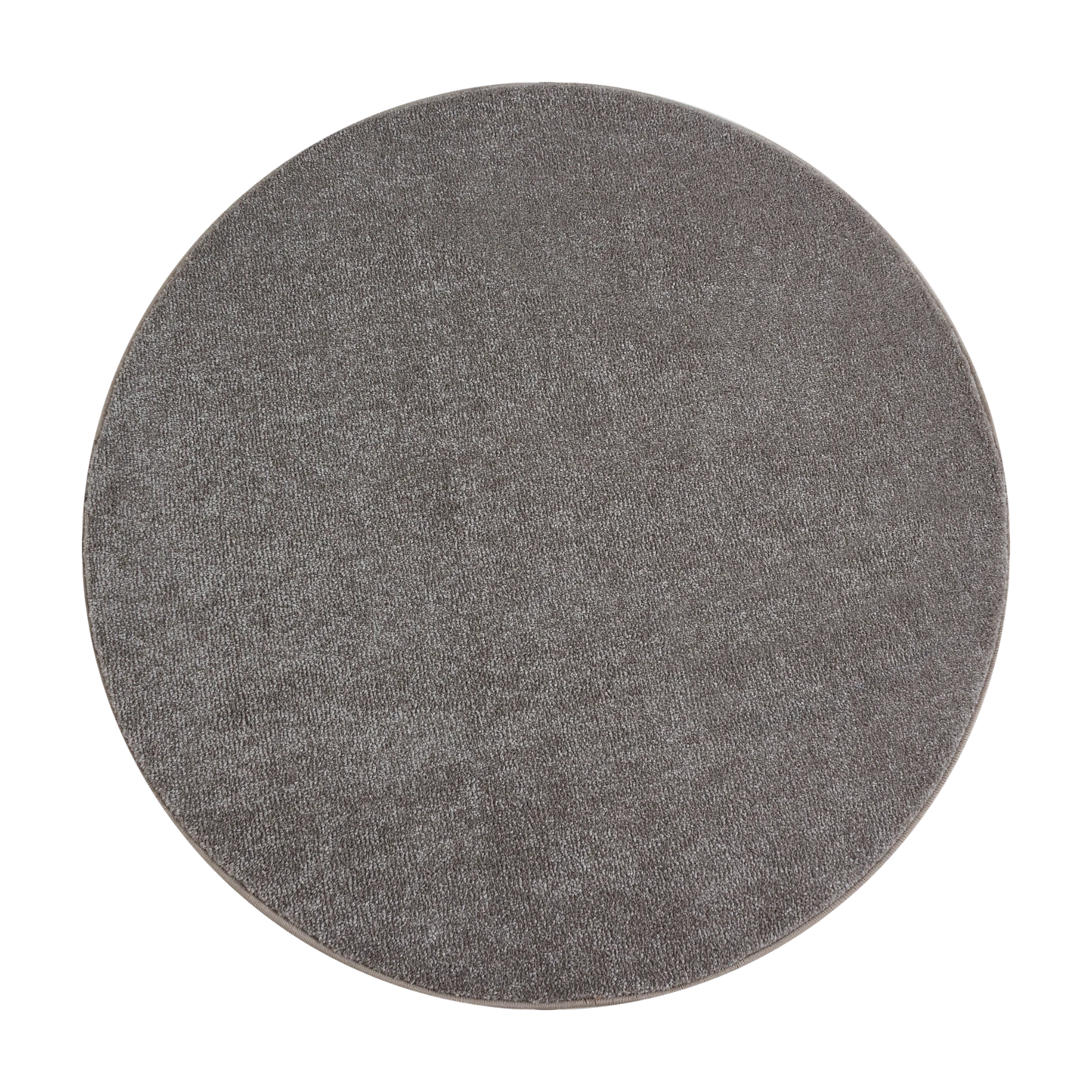 Beigefarbener Plüschteppich