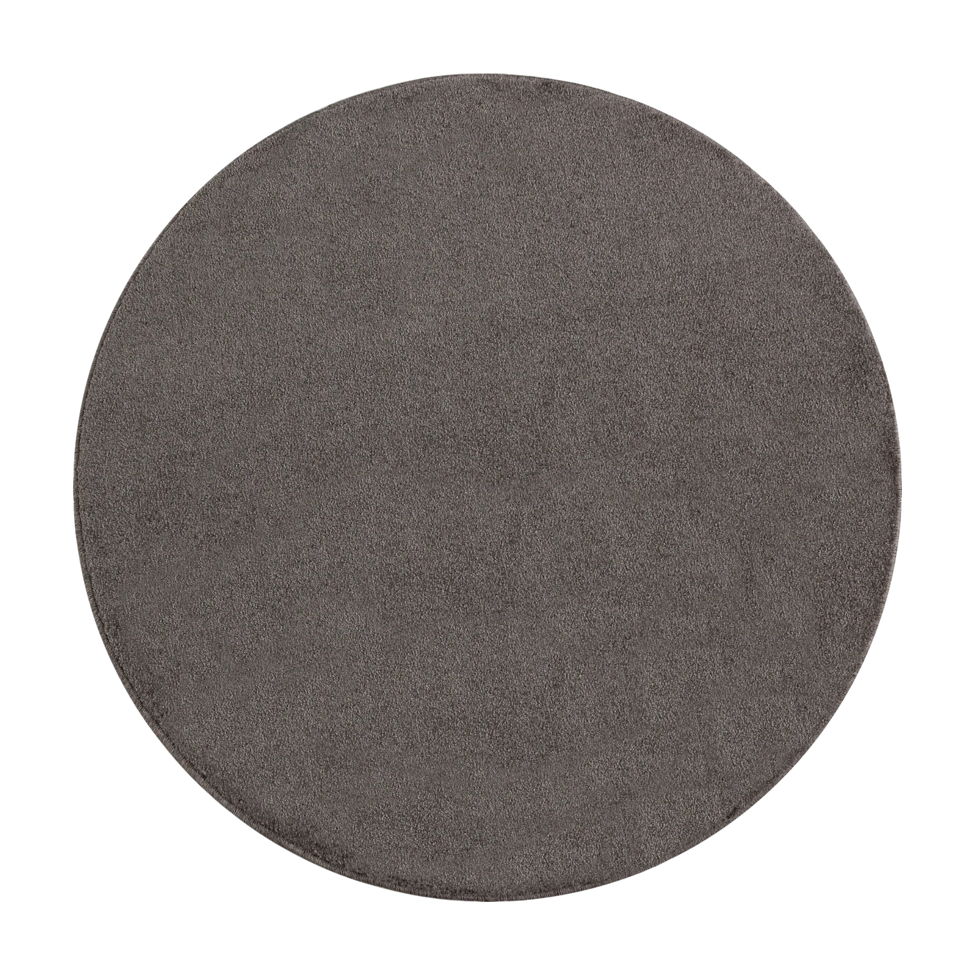 Massiver Teppich aus Mokka-Plüschgewebe