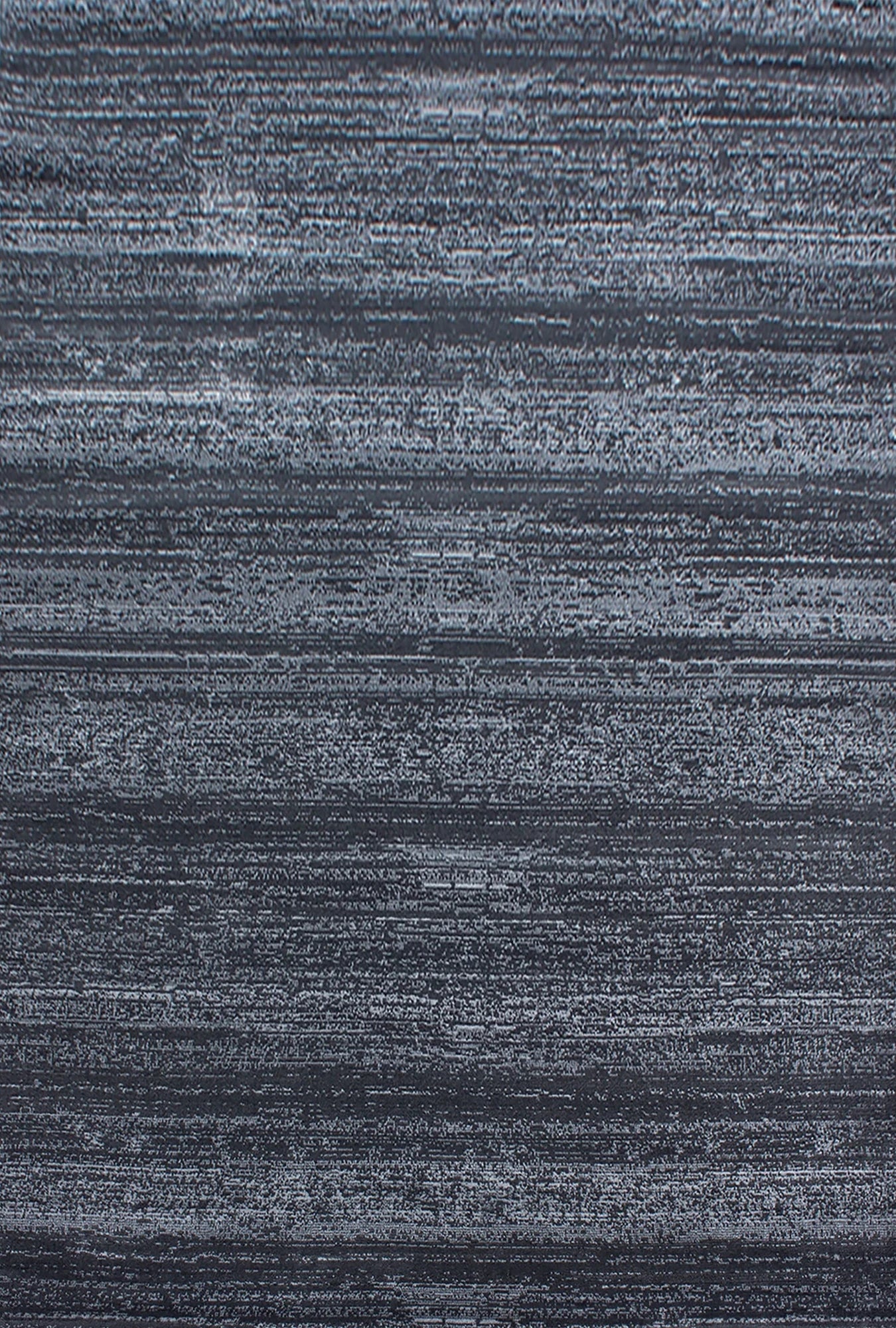 Moderner Abstrakter Teppich mit Horizontalen Streifen | Grau