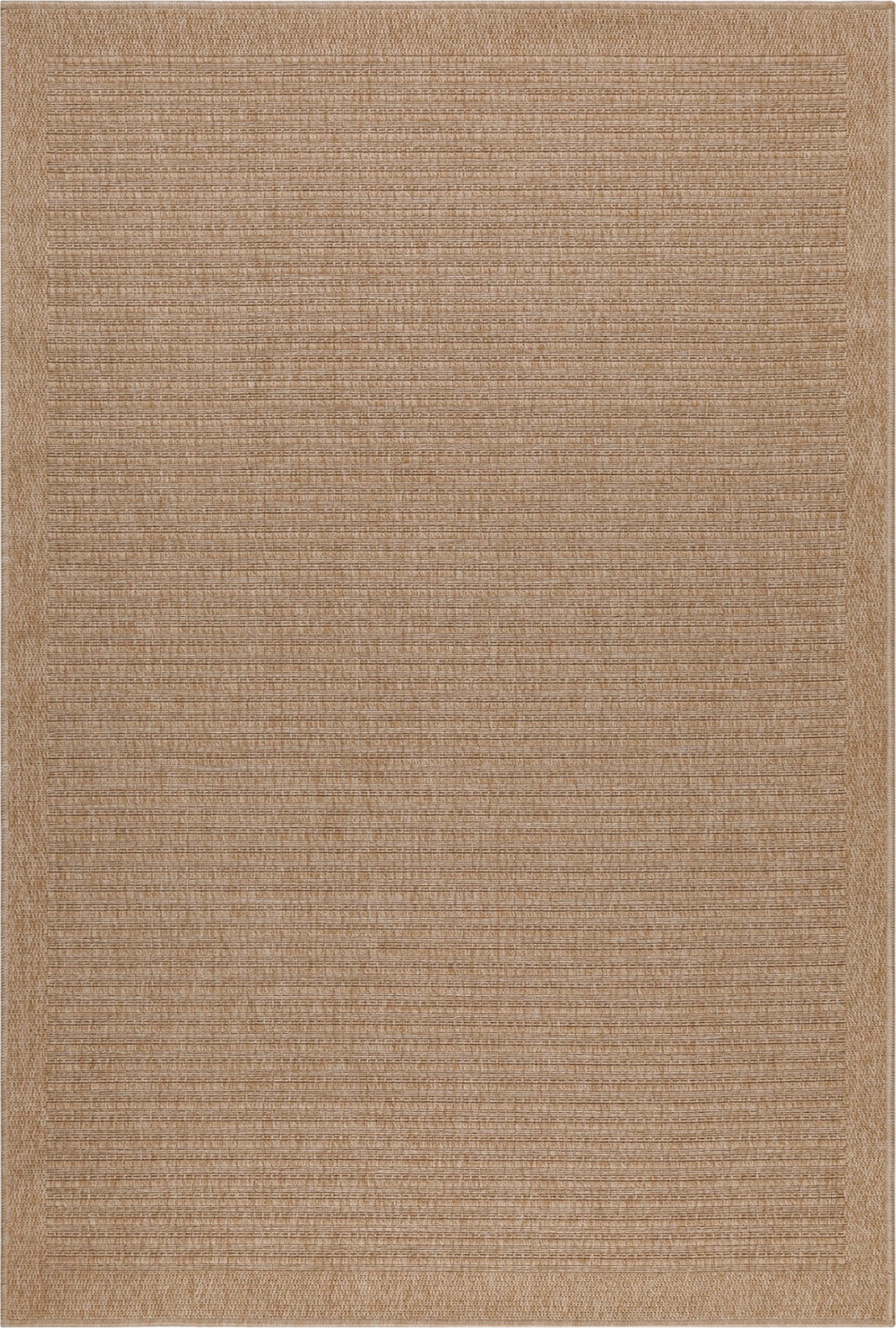 Eleganter Vintage Jute Teppich in Neutralem | Beige