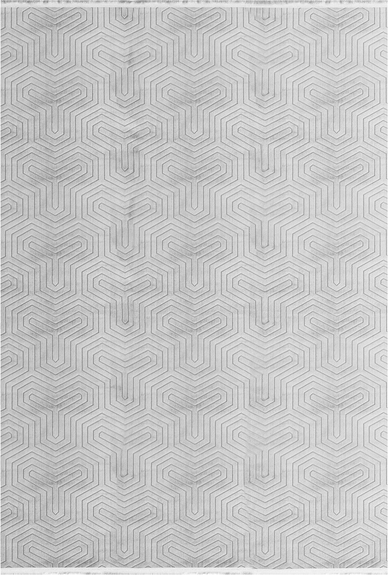 Eleganter Chic Bereich in Unifarben | Silber