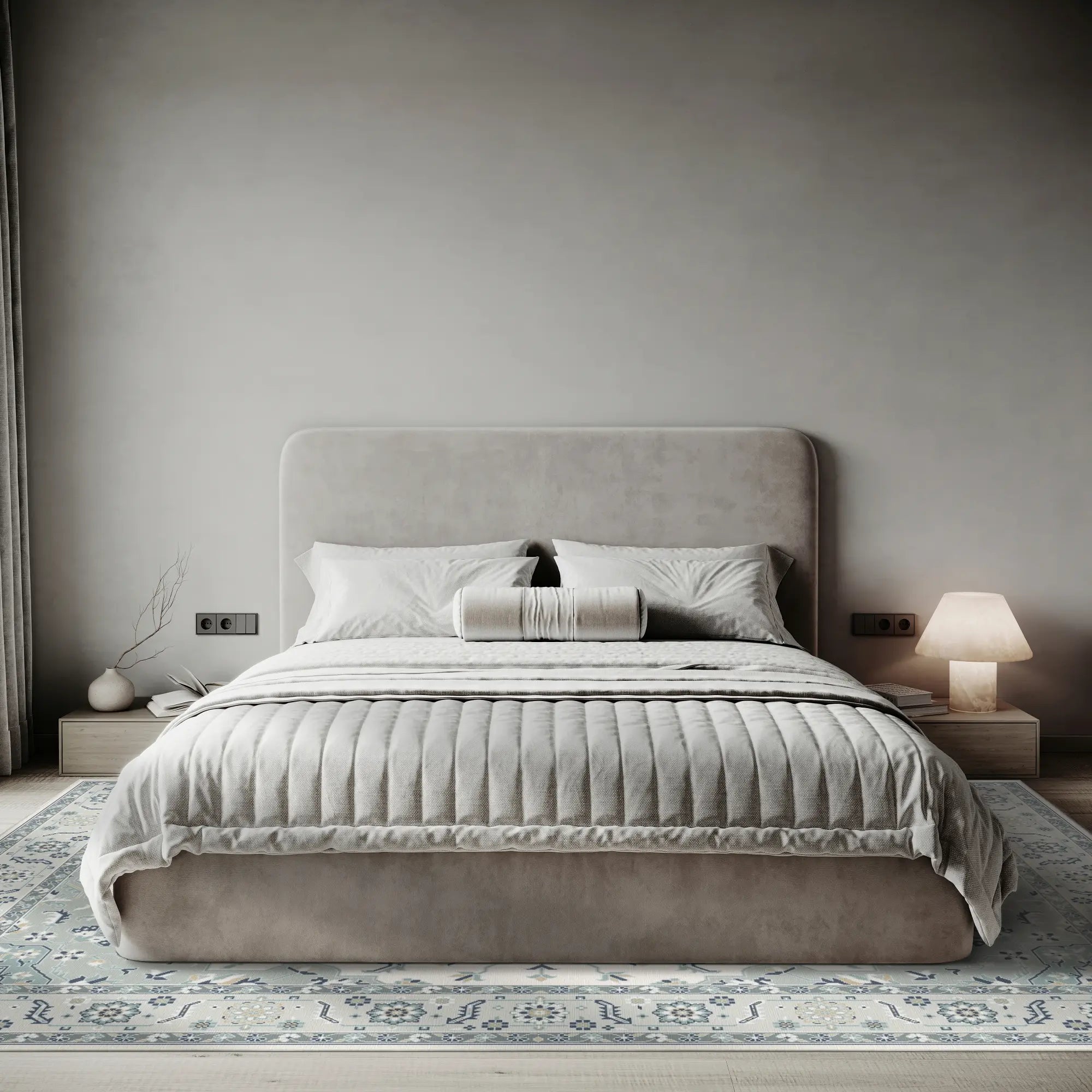 Lyra Salbeiweißer Teppich