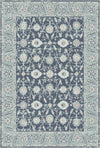 Veda Salbei Marineblau Teppich Marineblau