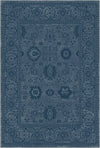 Legacy Abgenutztes Blumenmuster Marineblau Teppich Marineblau