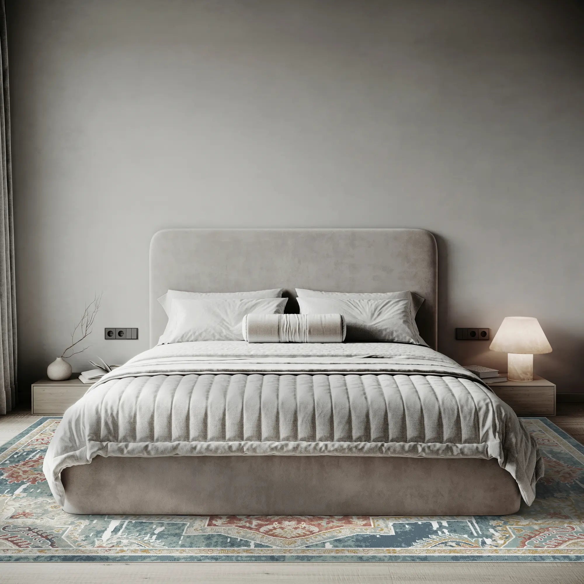 Saphir Kamm Mosaik Blau