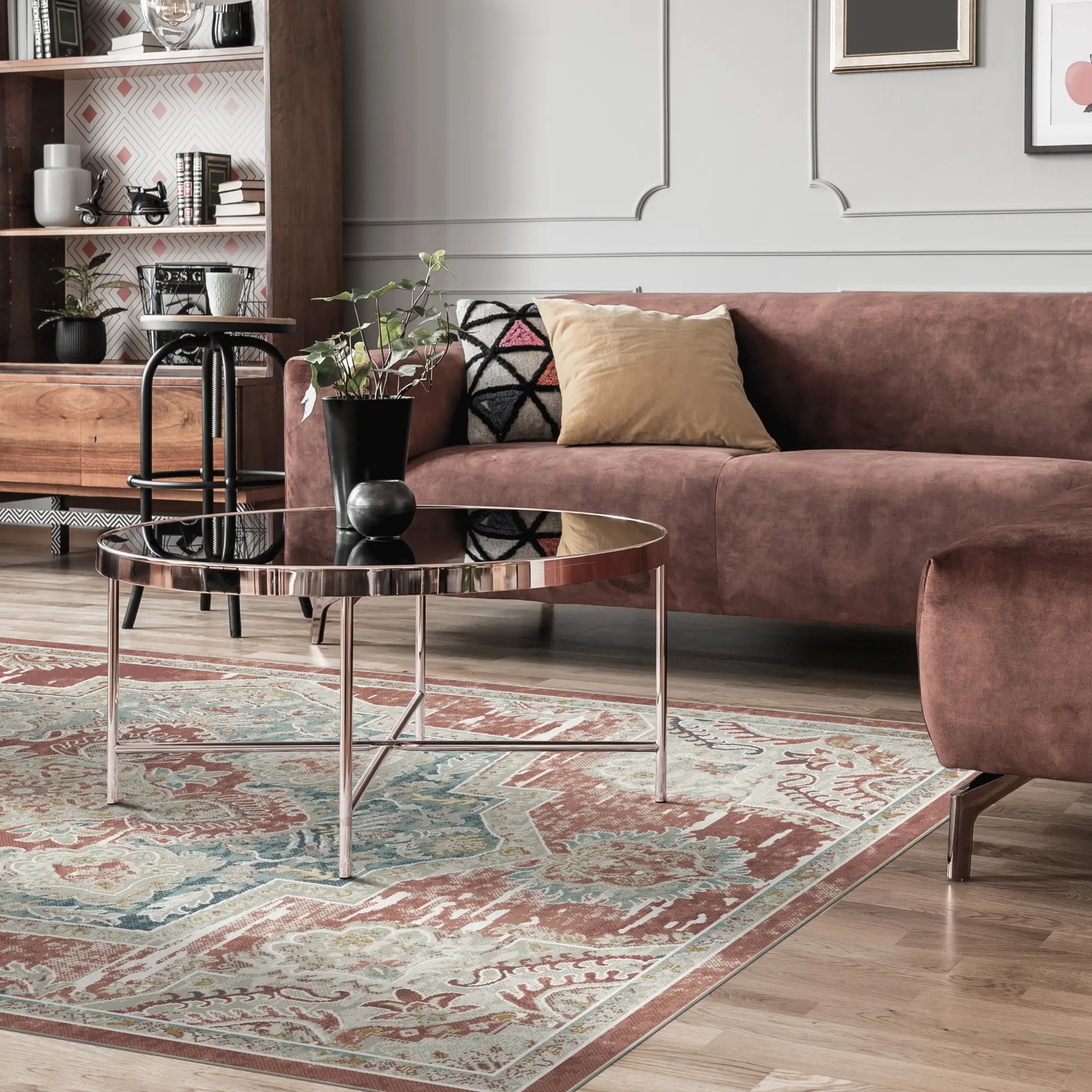 Wüstenthron Mosaik Terrakotta