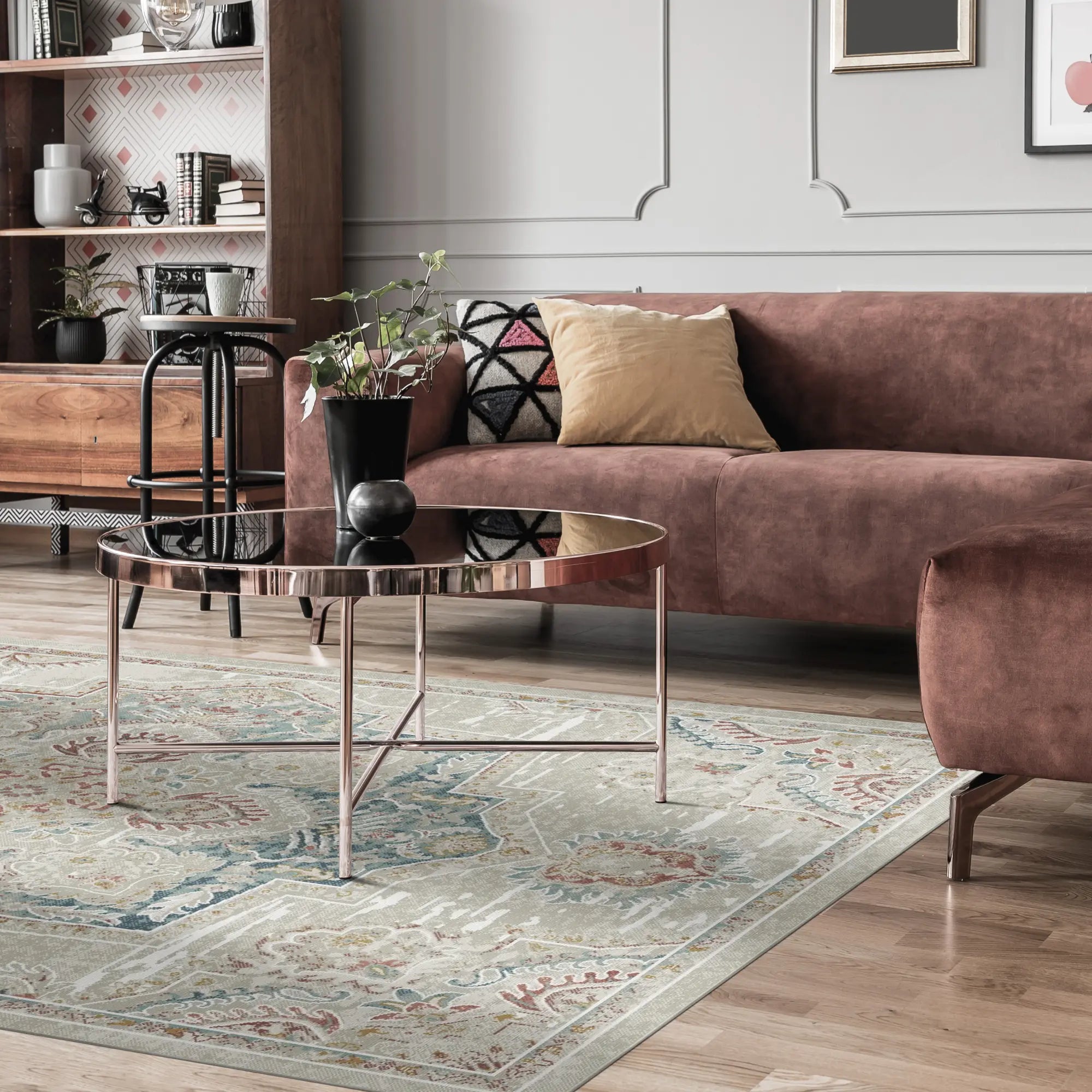 Imperial Verwittertes Medaillon Sand