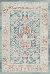 Ancestral Verwitterte Blumen Blau Blau