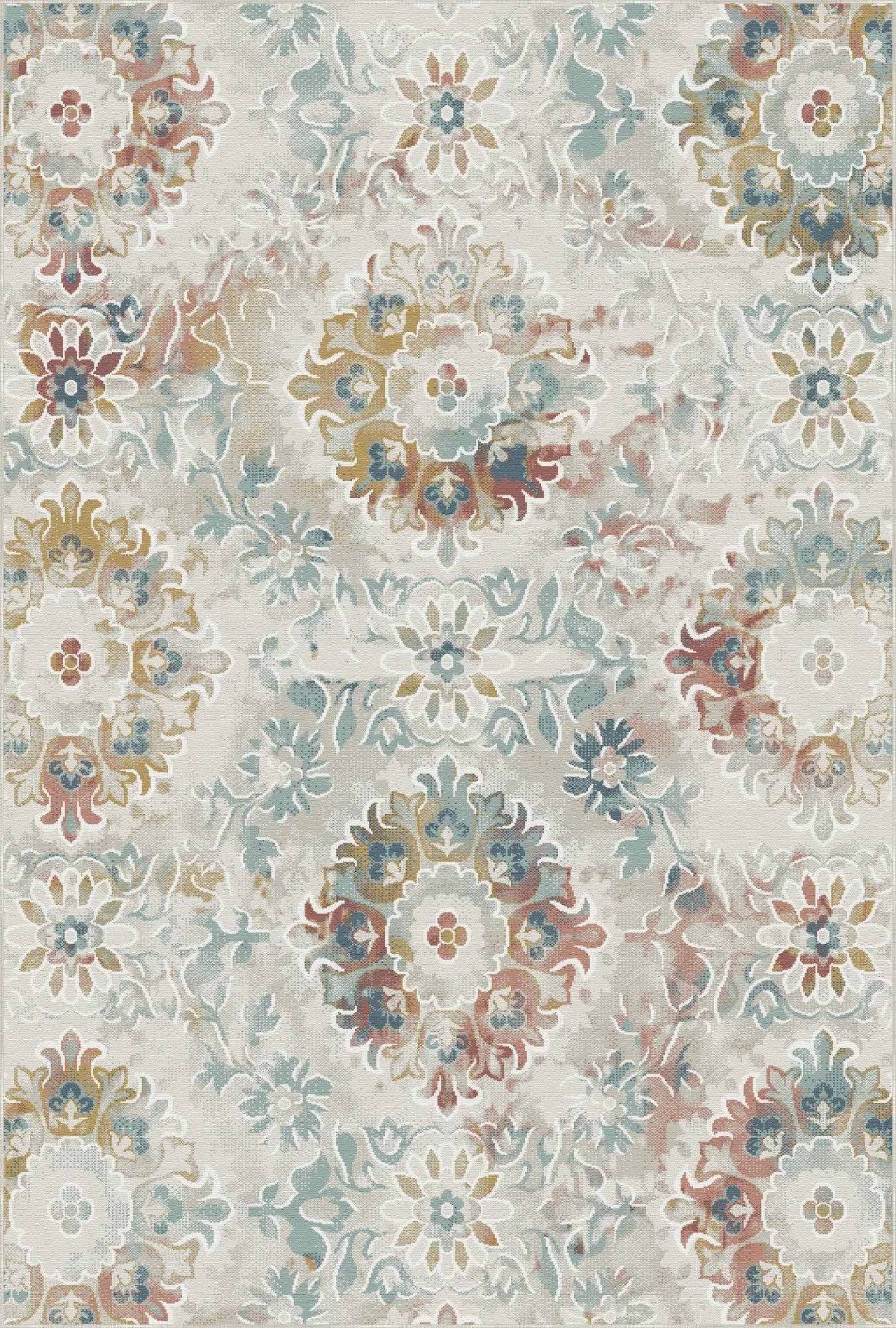 Kaleidoskop Strahlend Botanisch Mehrfarbig