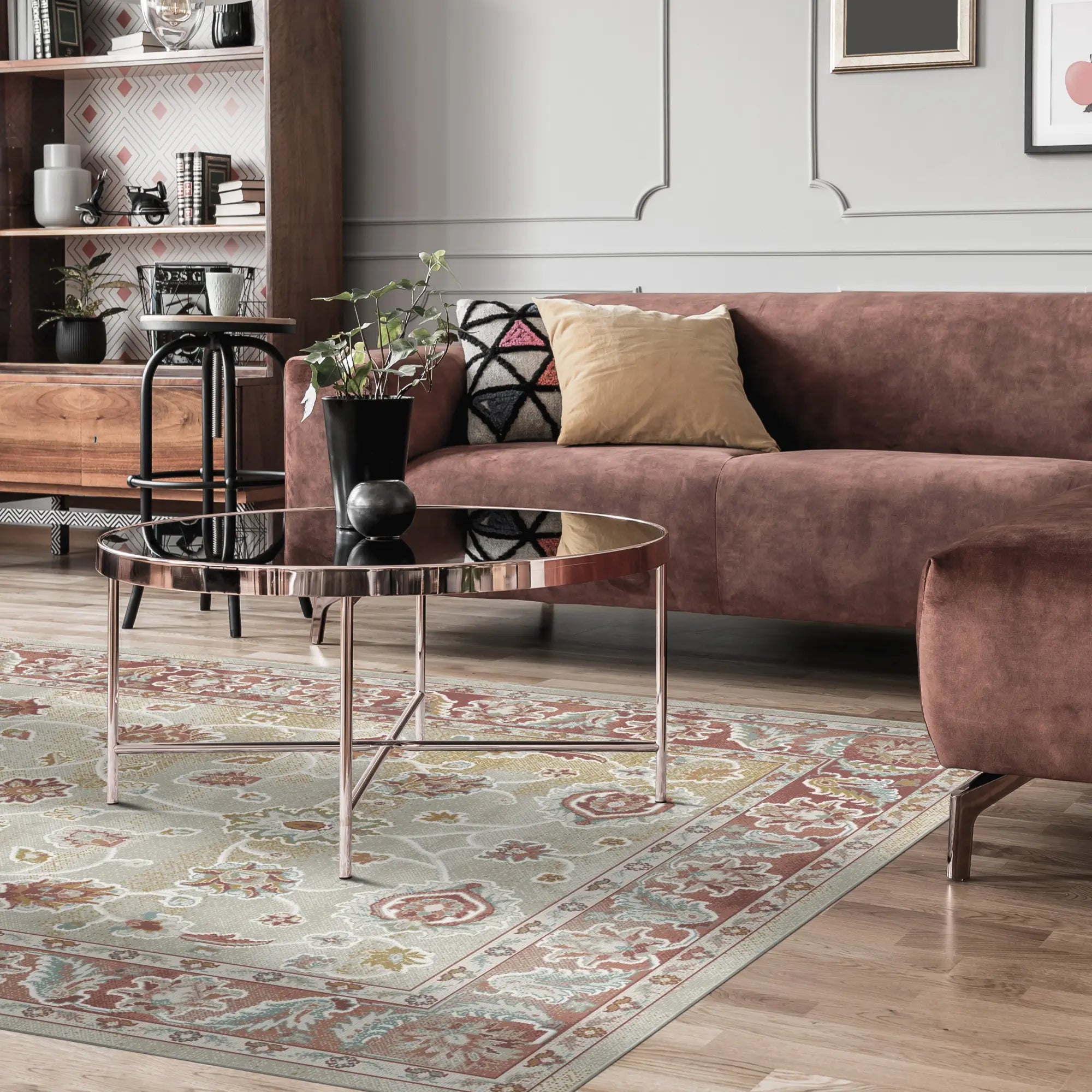 Aura Rankende Rebe Terrakotta