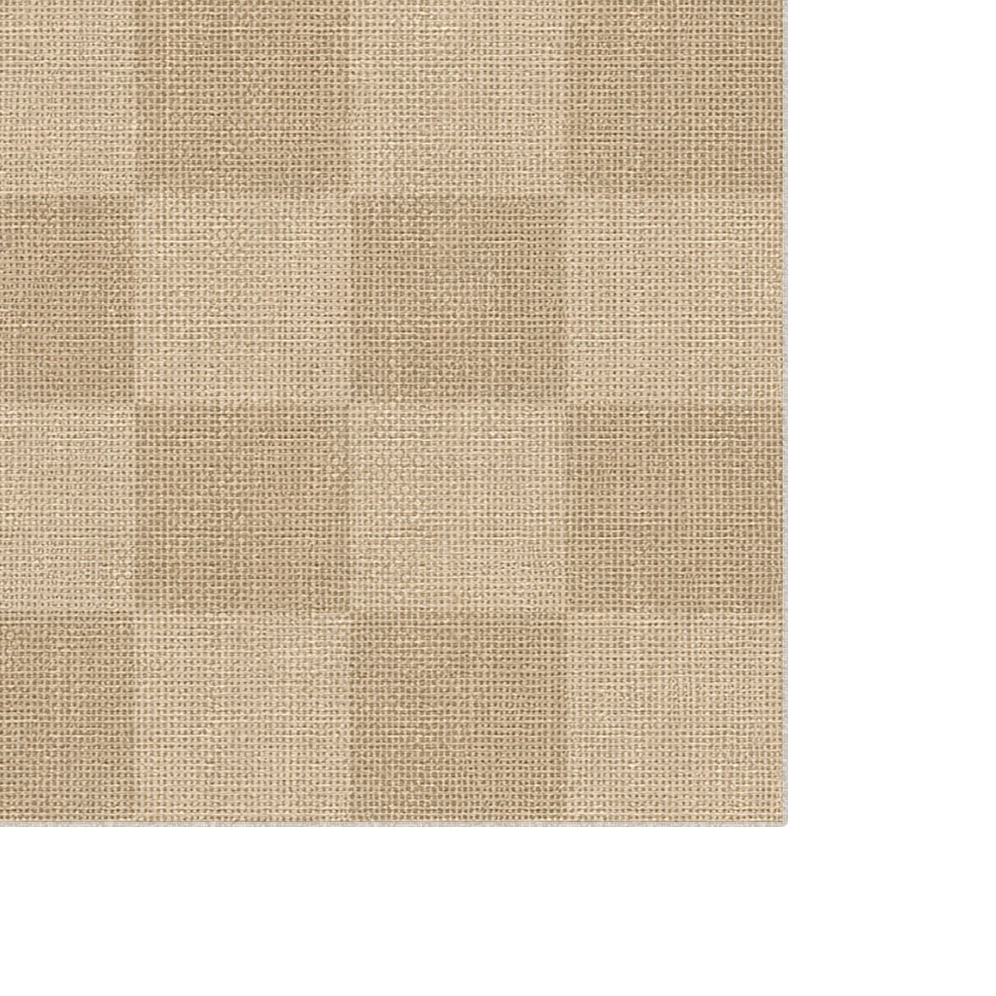 Modernes kariertes Jute-Optik Teppich
