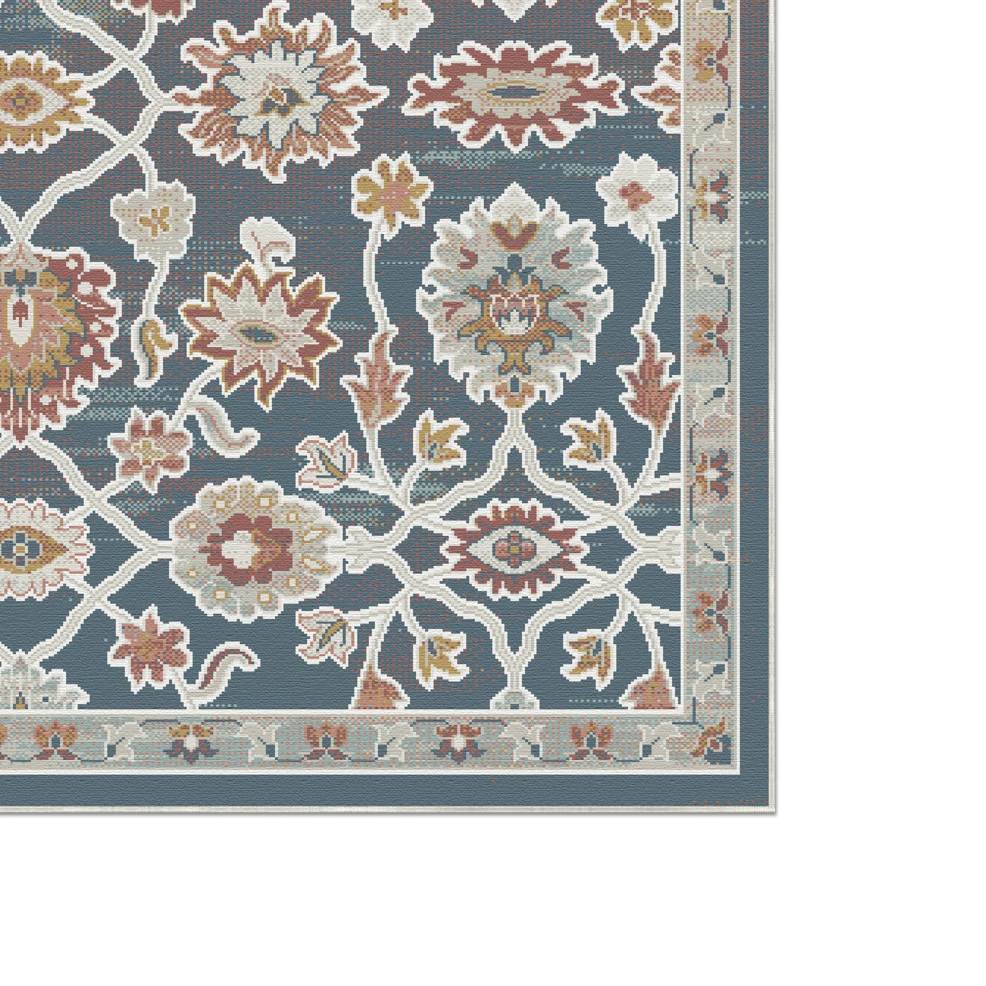Imperial Botanisches Gitter Blau