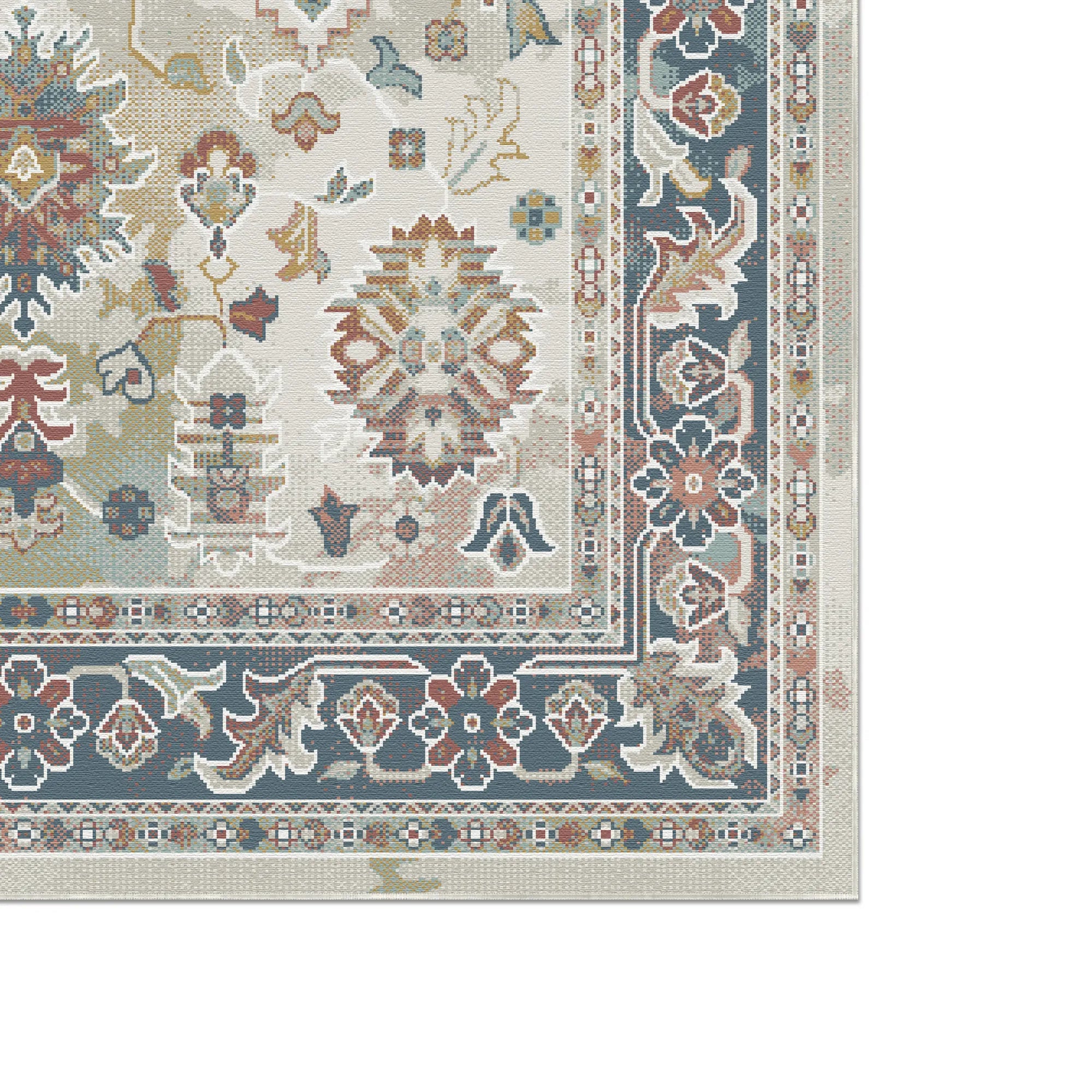 Legacy Verziertes Botanisches Blau