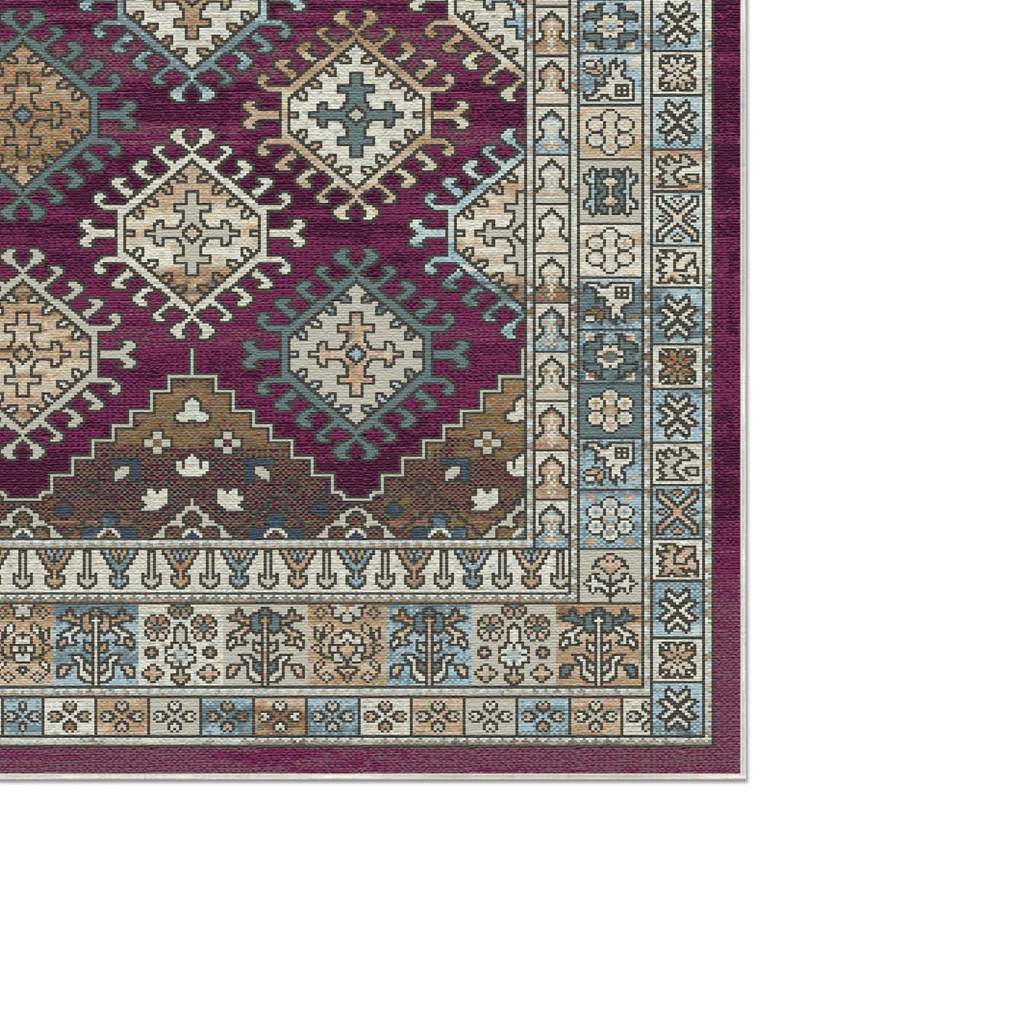 Khiva Pflaume Tribal Teppich
