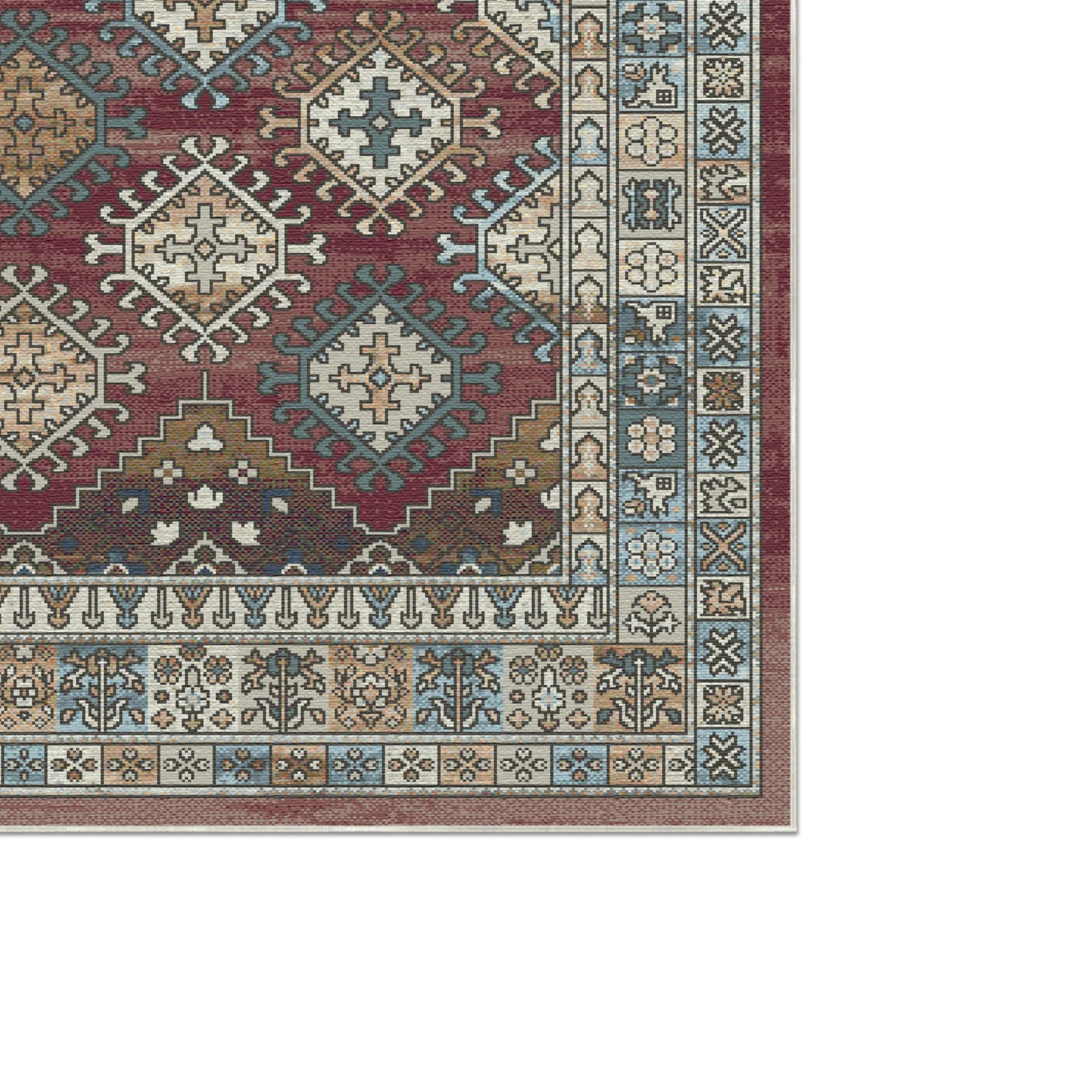 Siena Rost Tribal Teppich