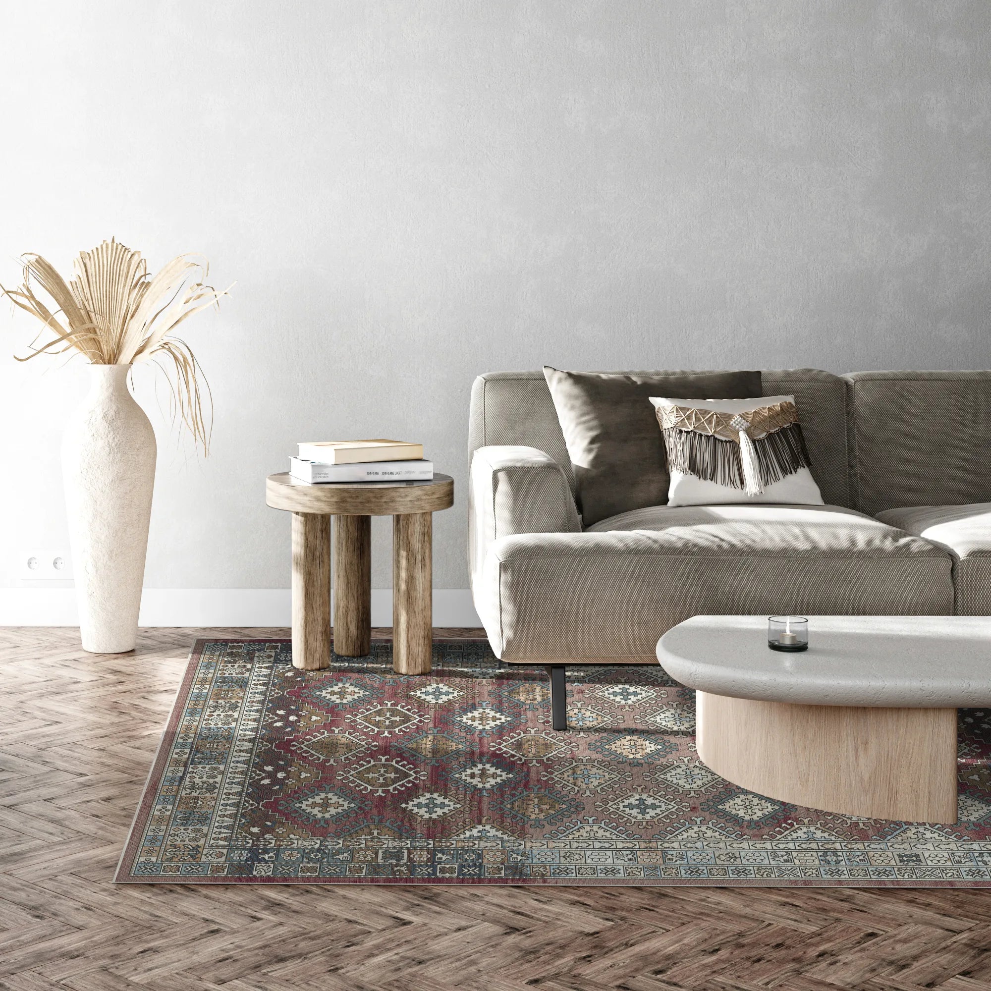 Siena Rost Tribal Teppich