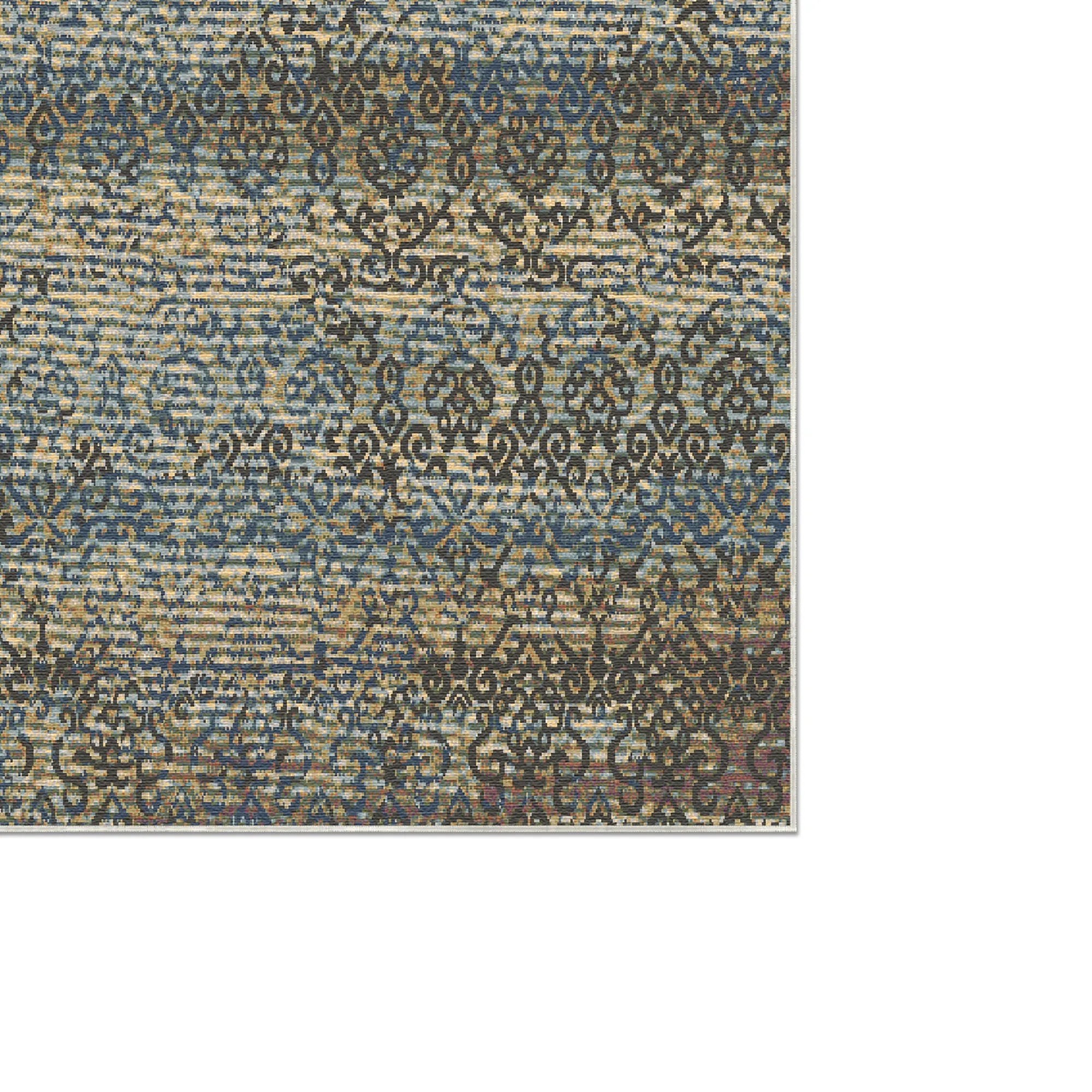 Venedig Blau Abstrakter Teppich