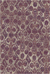 Buchara Pflaumen Ikat Teppich Pflaume
