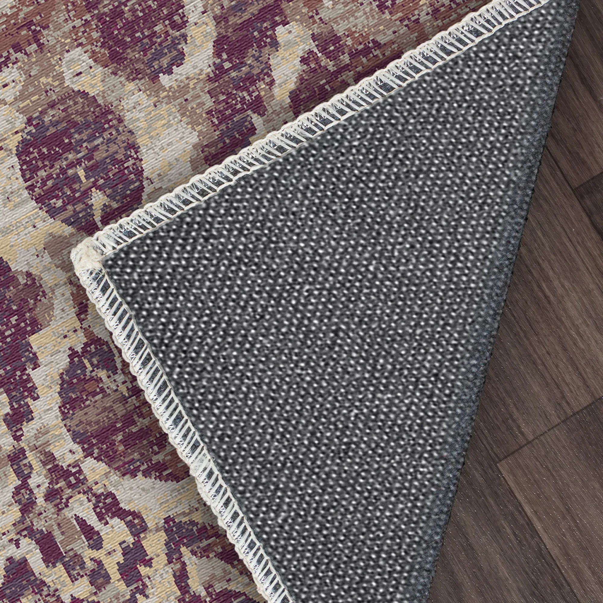 Buchara Pflaume Ikat Teppich