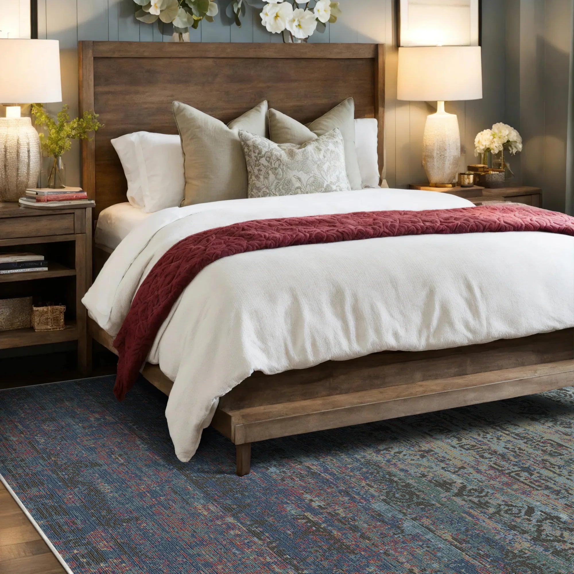 Antelope Canyon Abstrakter Stammes Teppich