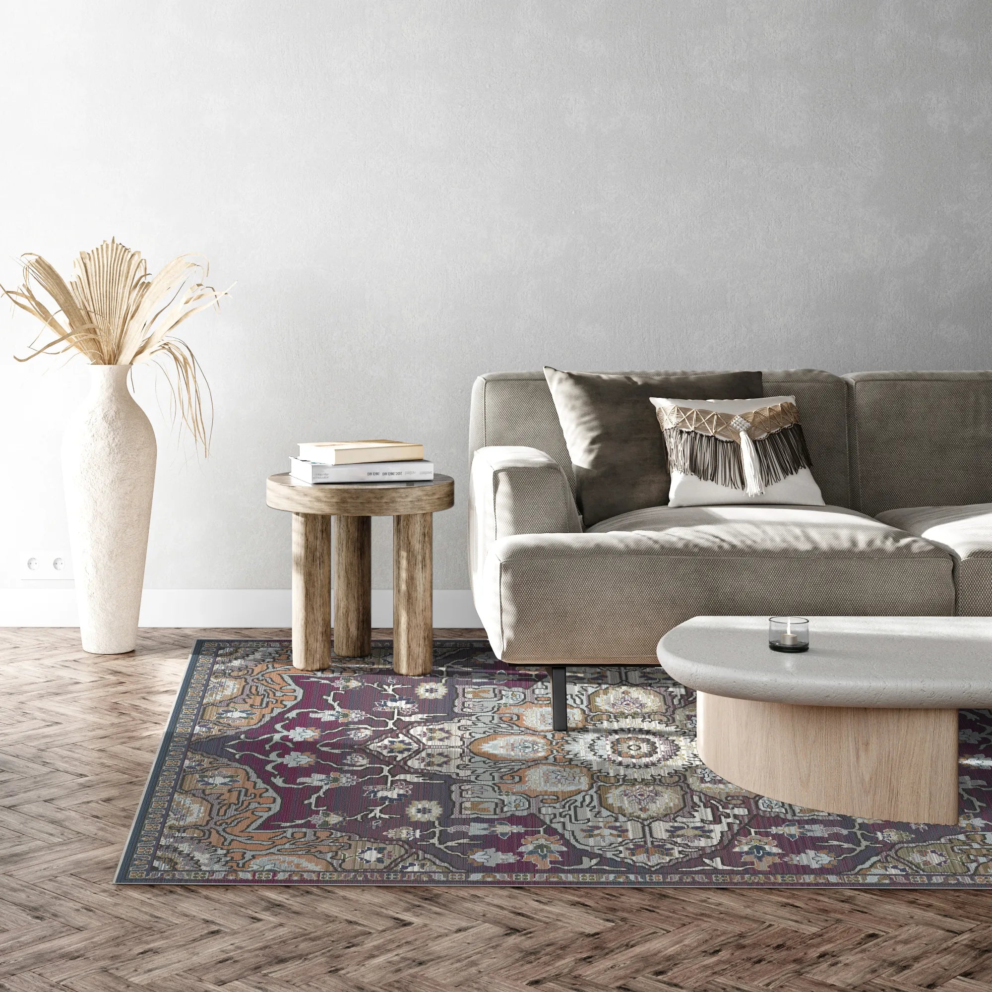 Sevilla Pflaume Heritage Teppich