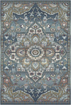 Valencia Blau Heritage Teppich Blau