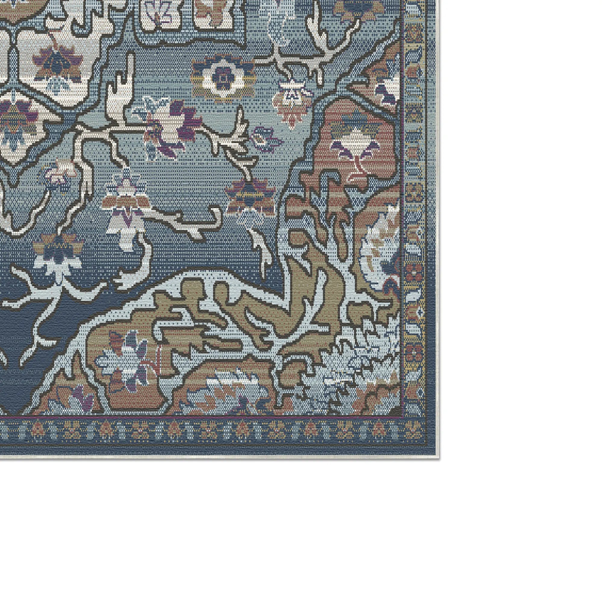 Valencia Blau Heritage Teppich