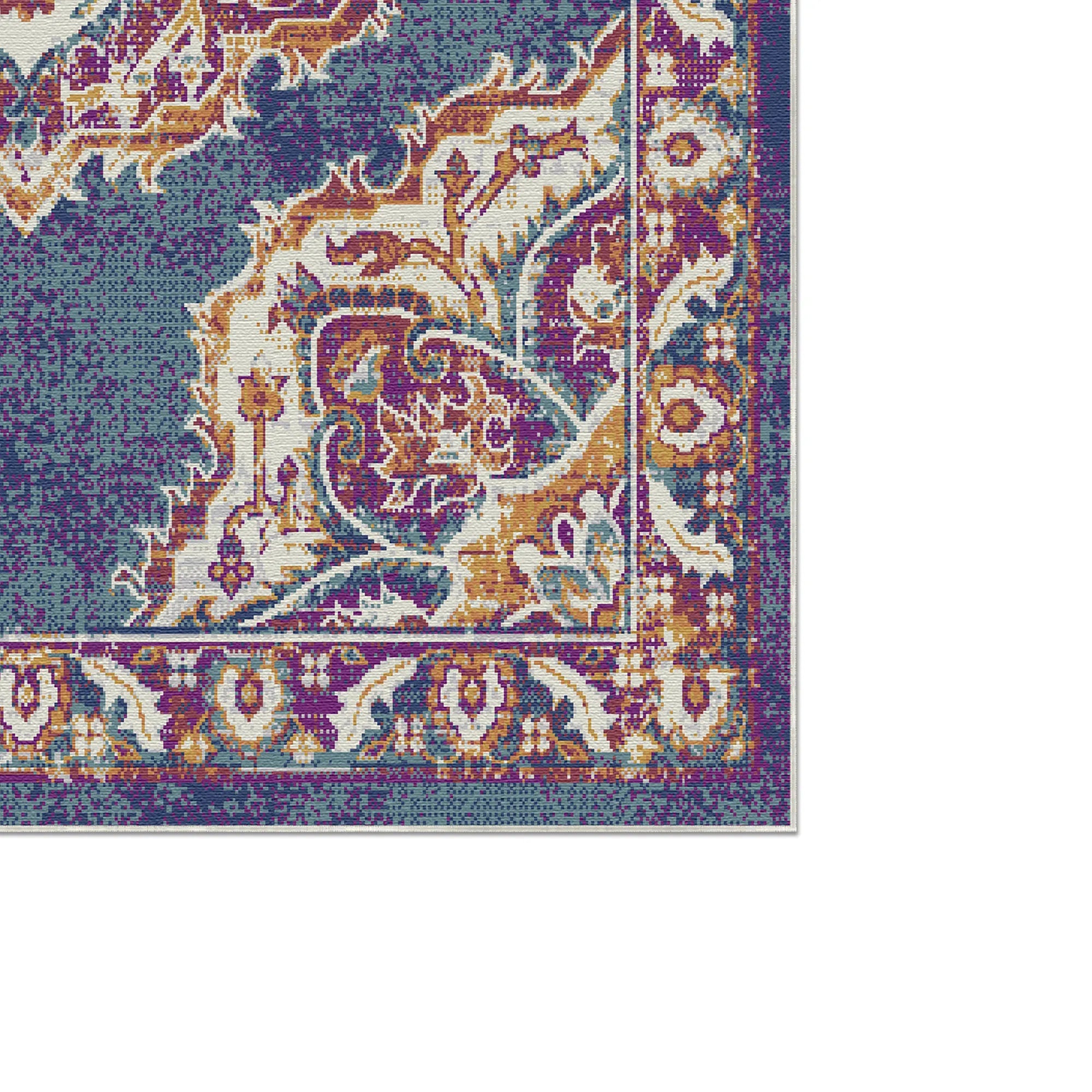 Isfahan Pflaume Heritage Teppich