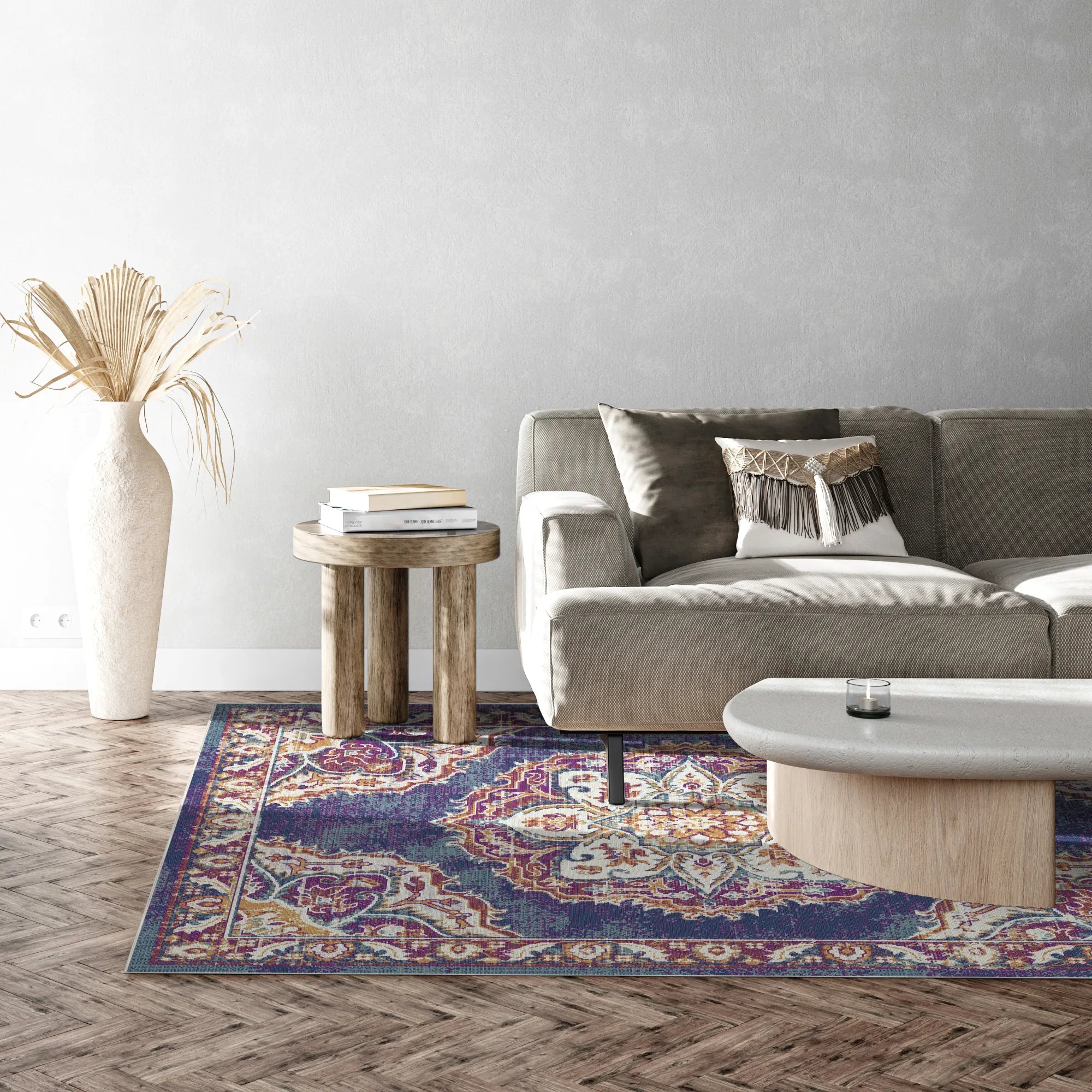 Isfahan Pflaume Heritage Teppich