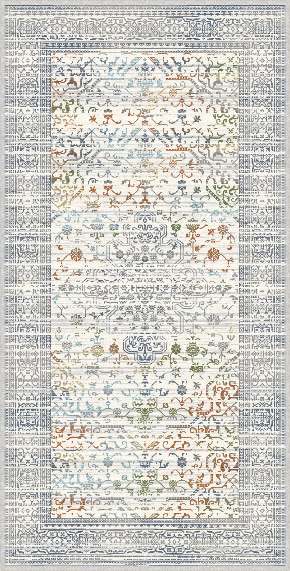 Olympus Autumn Floral Waschbarer Teppich