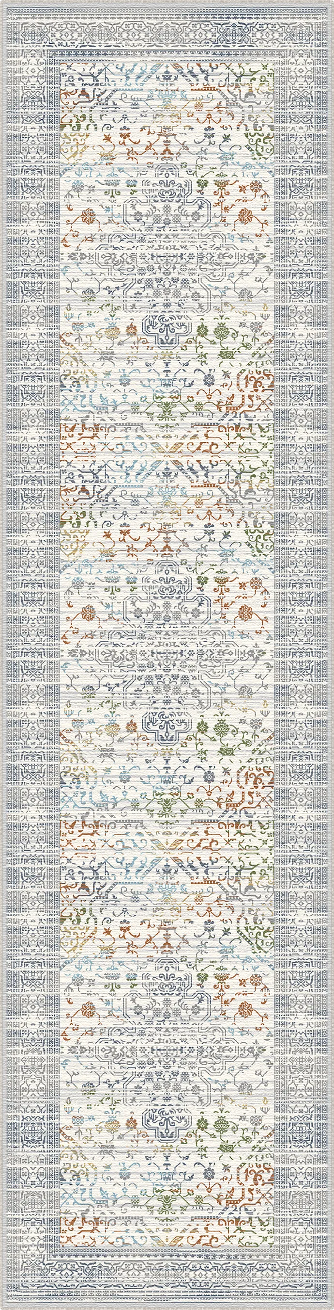 Olympus Autumn Floral Waschbarer Teppich